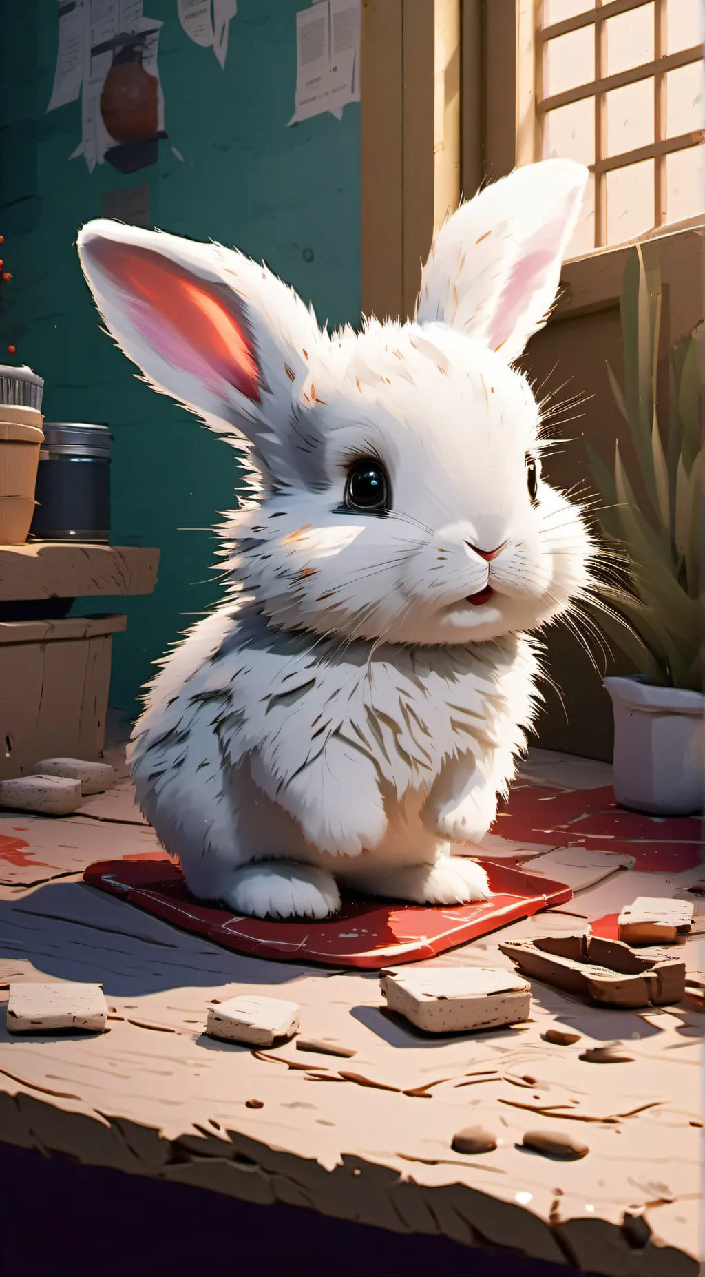 ai character: Tofu background
