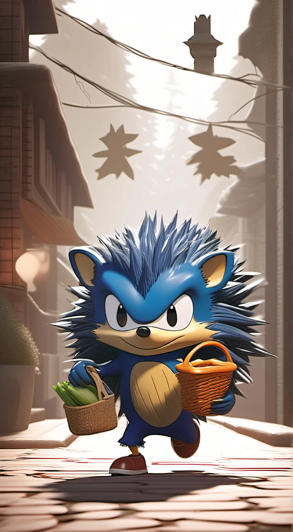 ai character: Sonic background