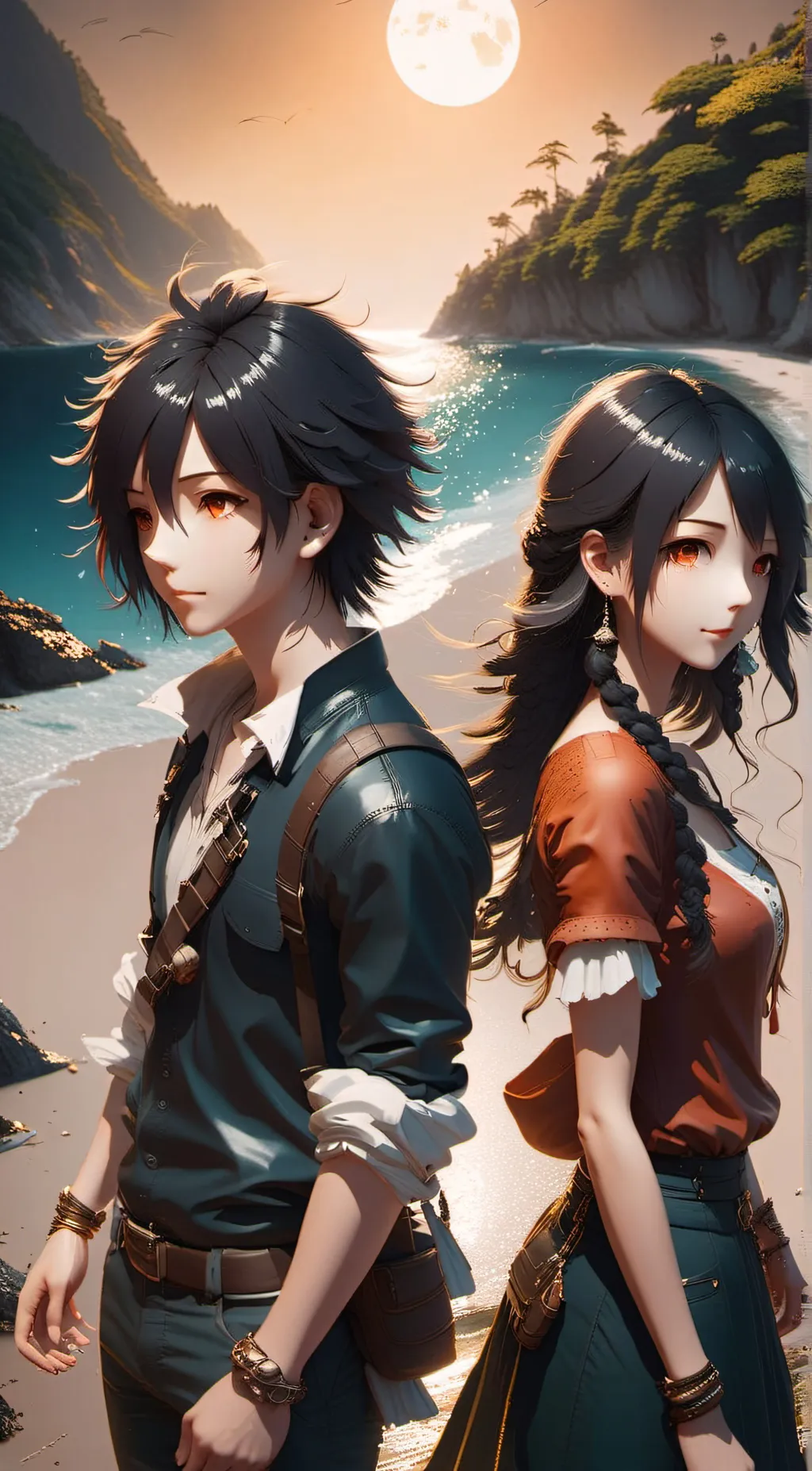 ai character: Kenan✓ background