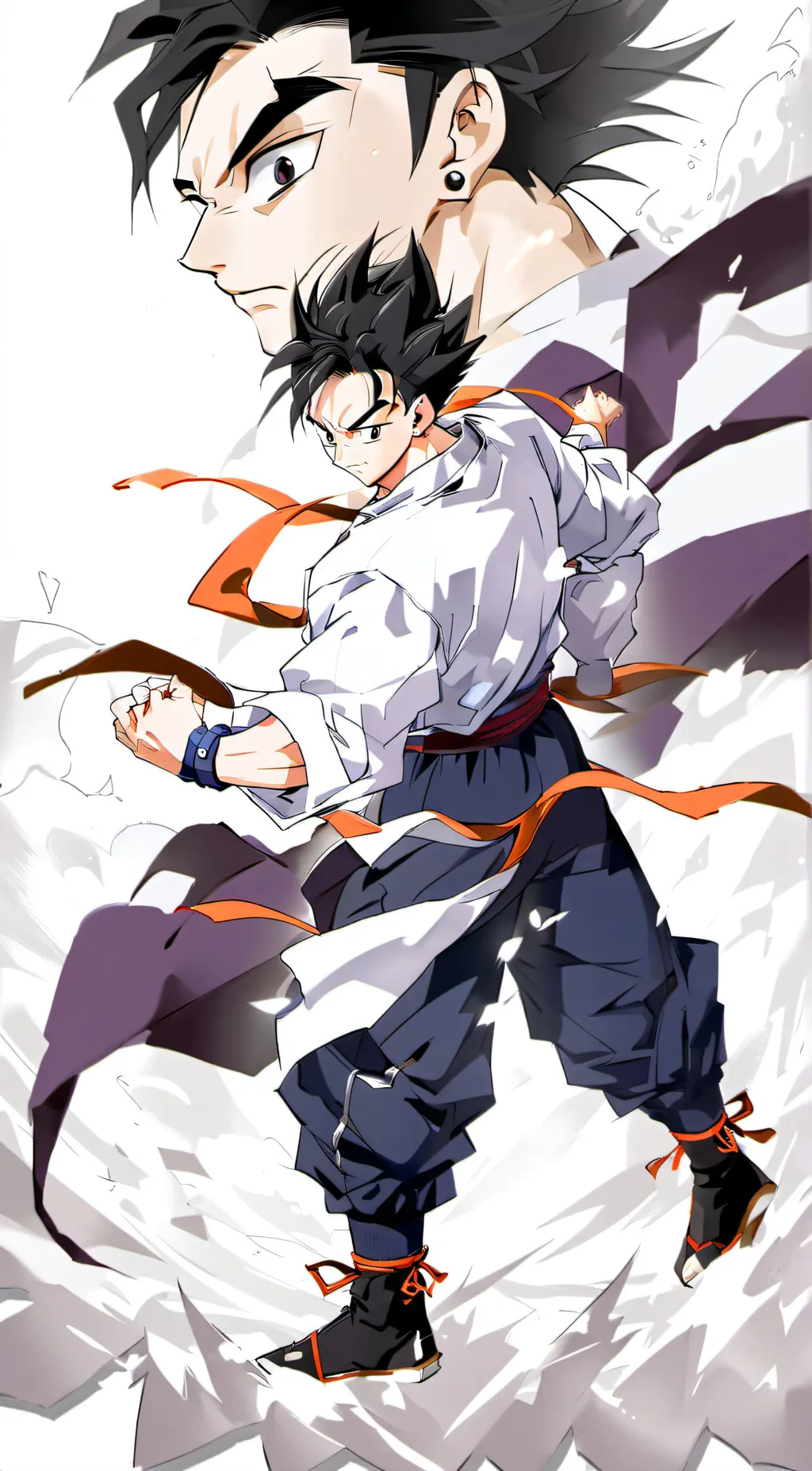 ai character: Gohan  background