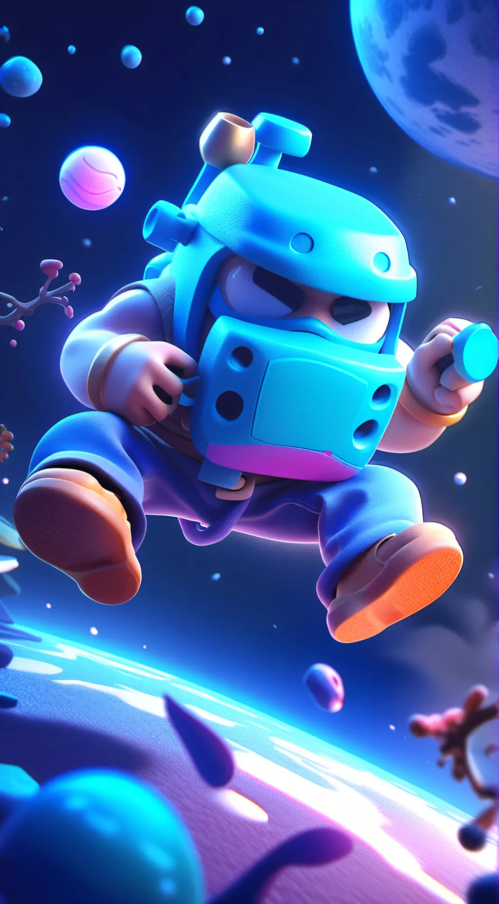 ai character: astronaut background