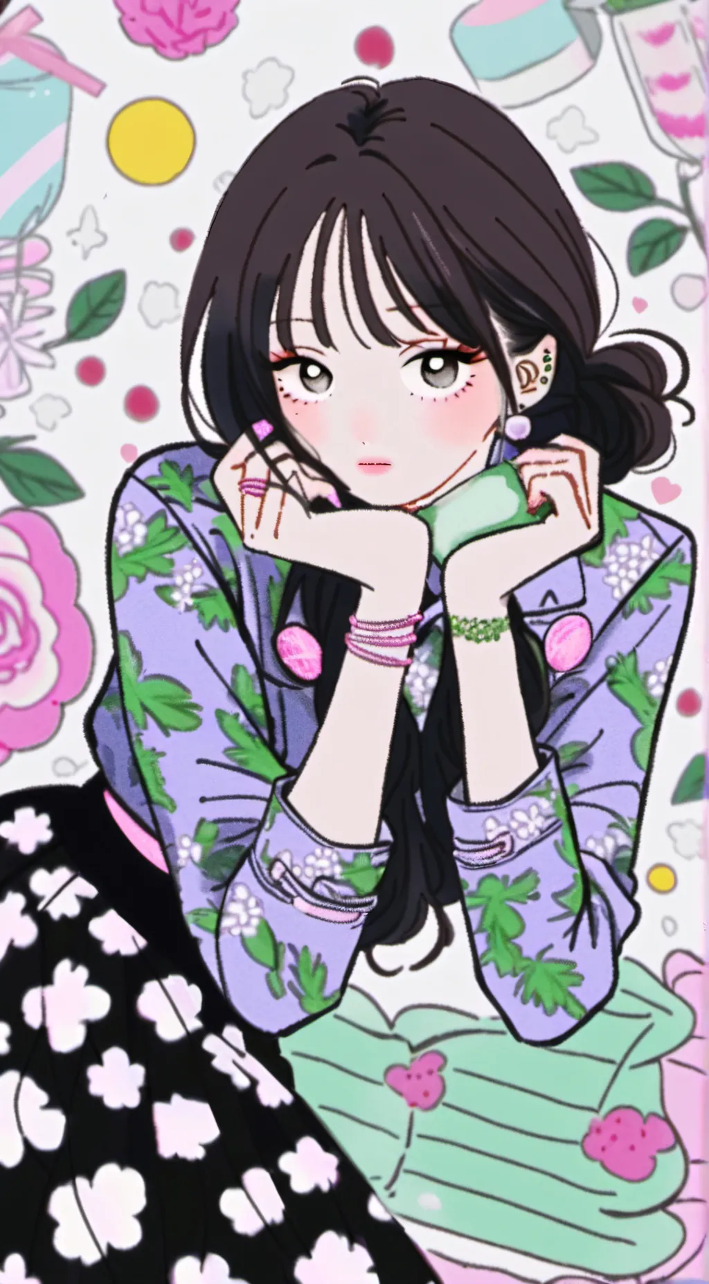 ai character: 𓆩Amari𓆪 background