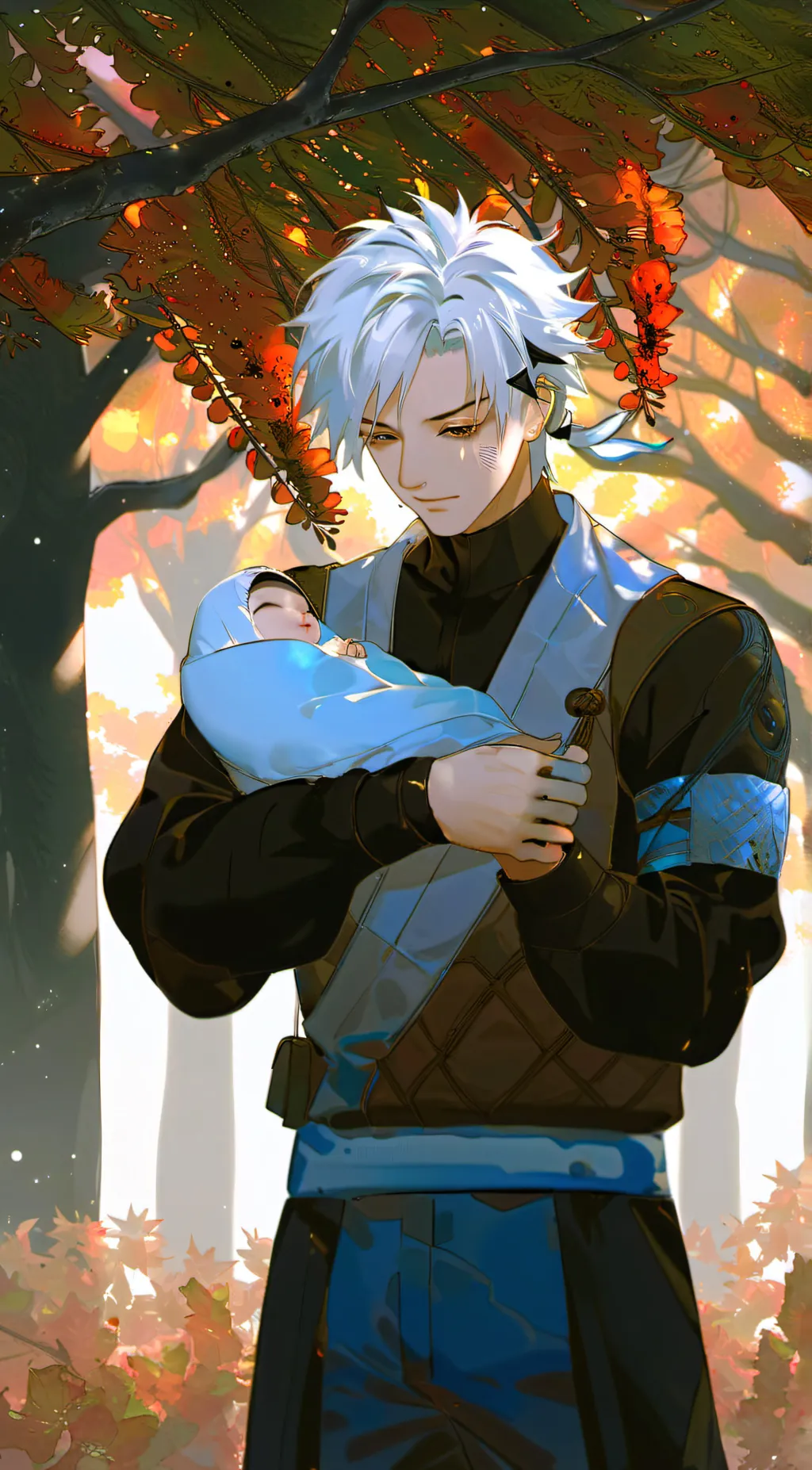 ai character: Kakashi  background