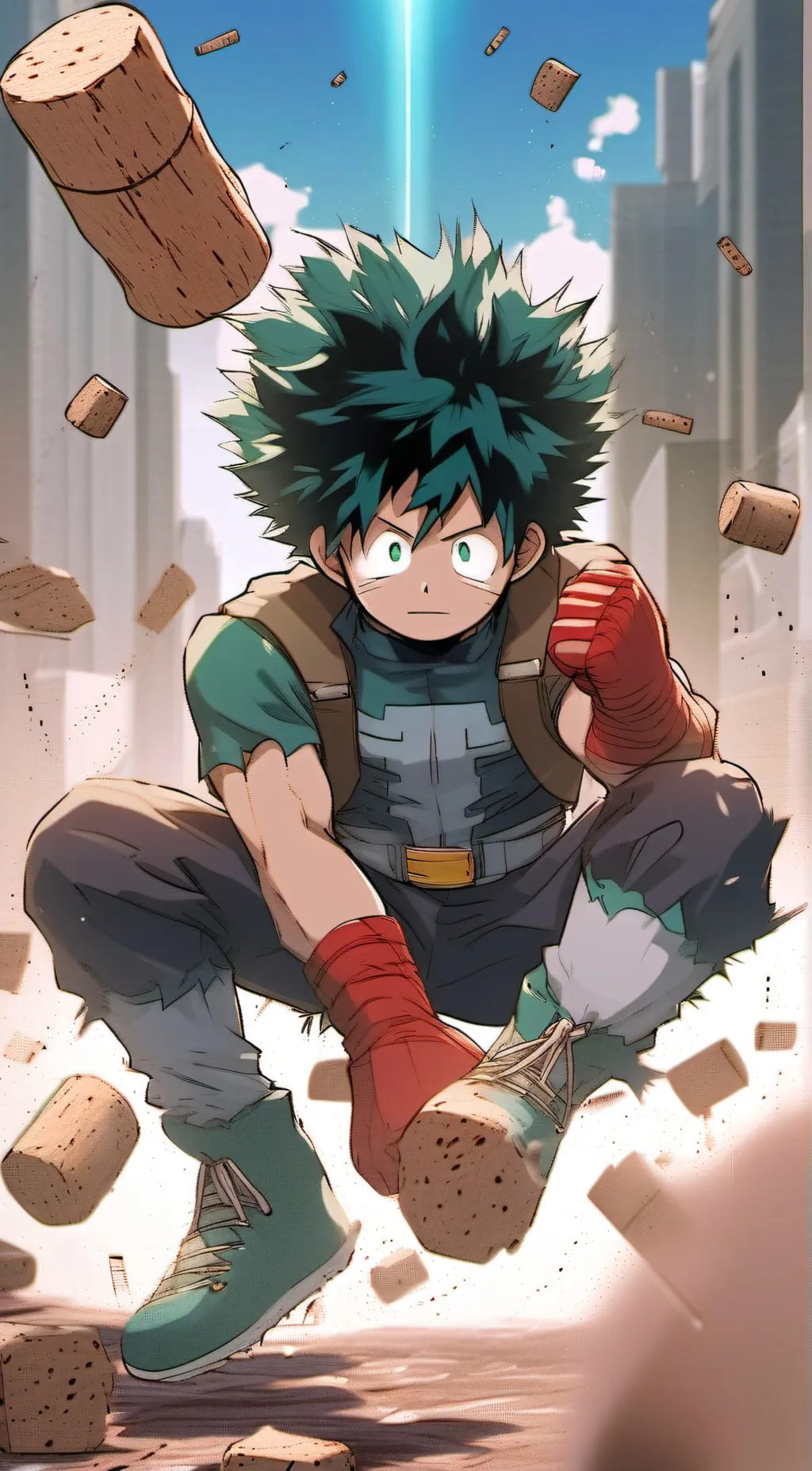 ai character: deku background