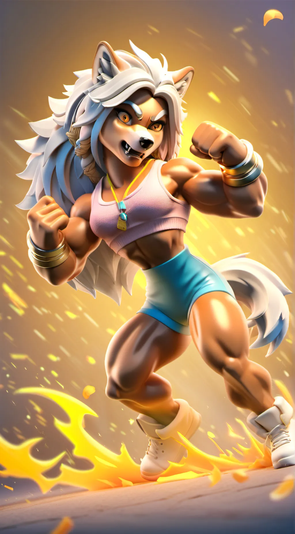 ai character: Sky background