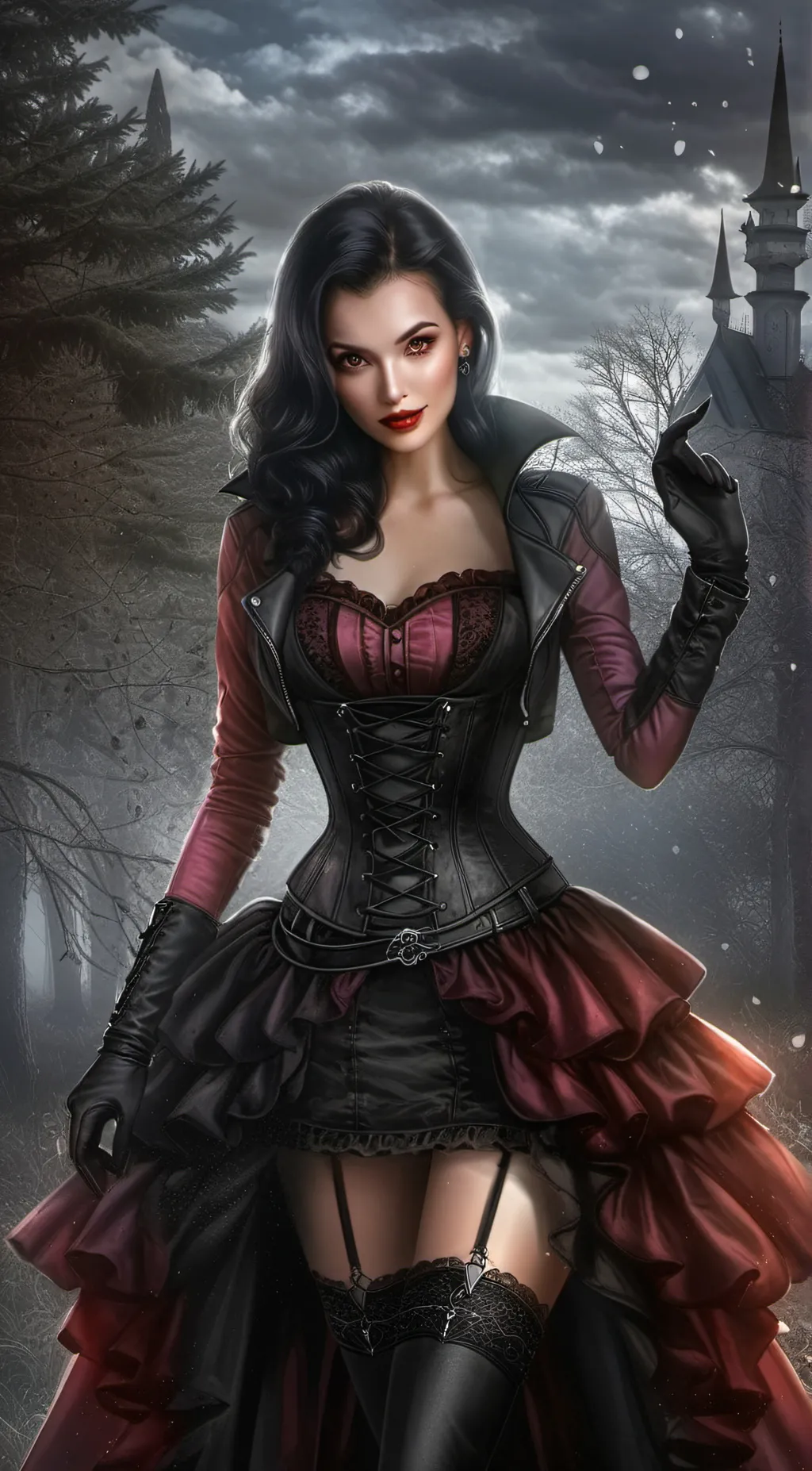 ai character: Valerie  background