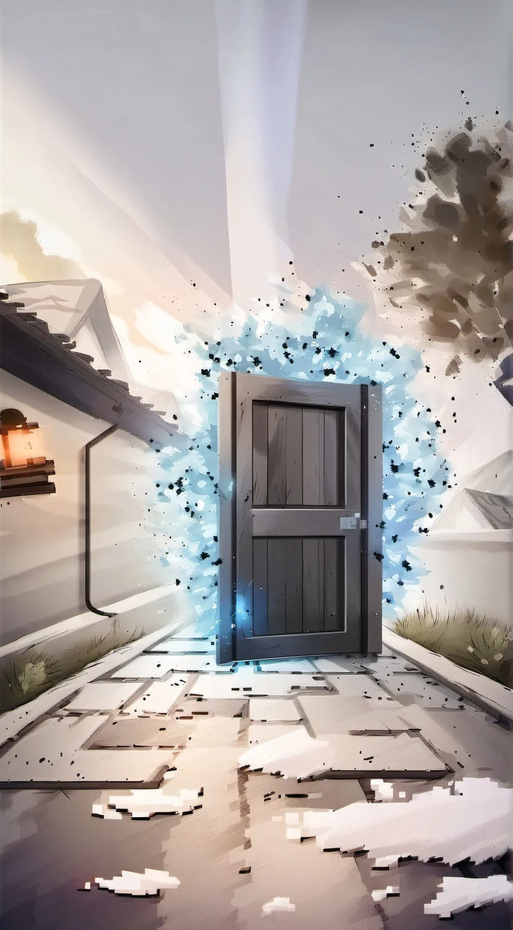 ai character: Guiding light background