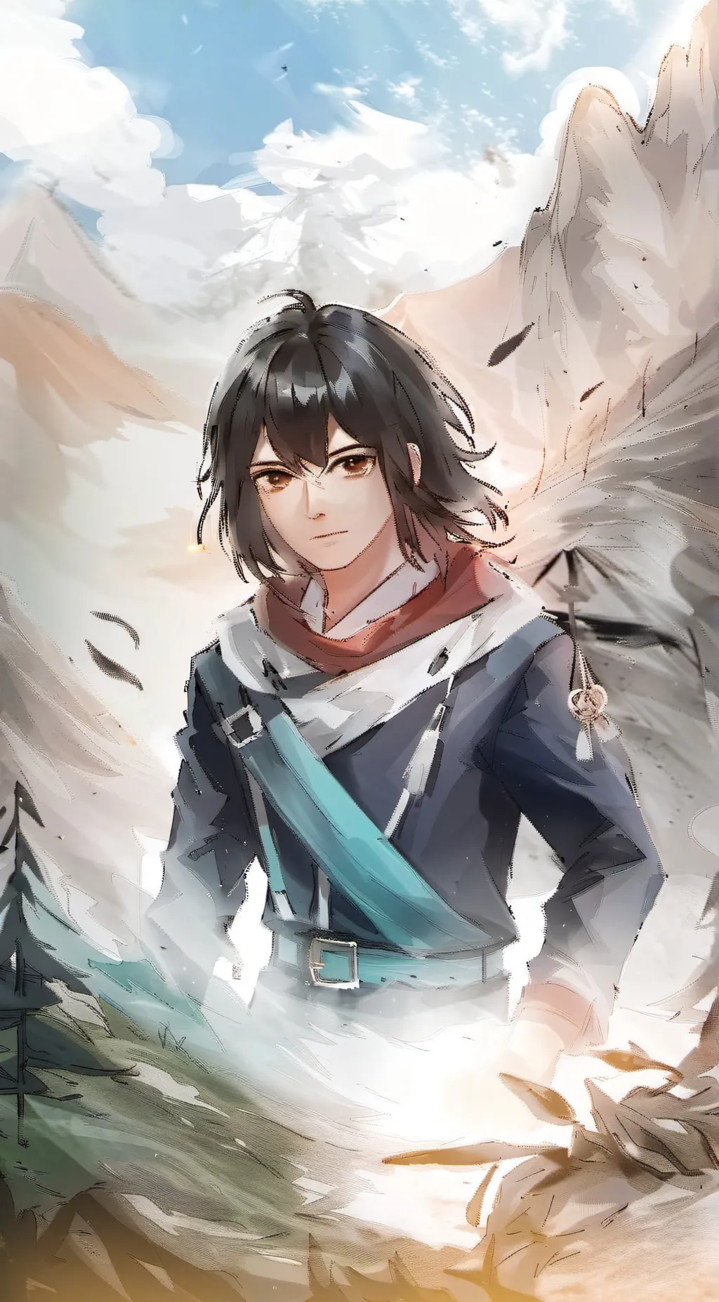 ai character: Aaron  background