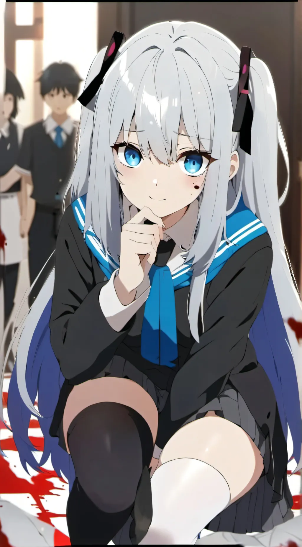 ai character: candy background