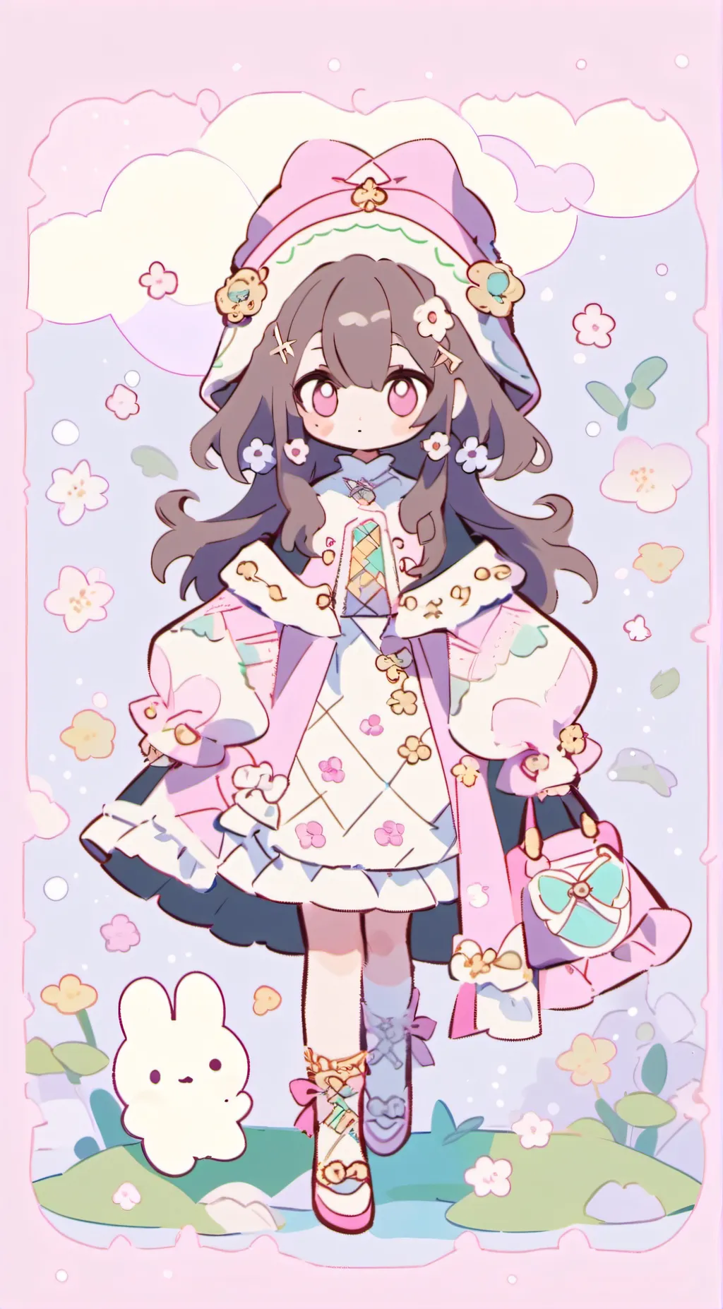 ai character: bunny background