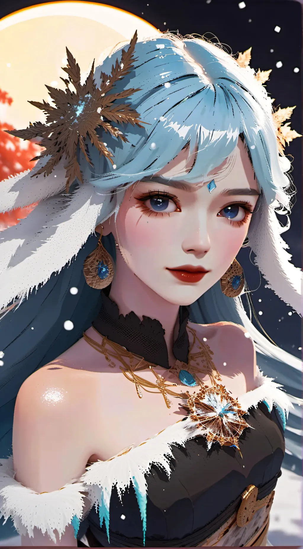 ai character: frosty  background