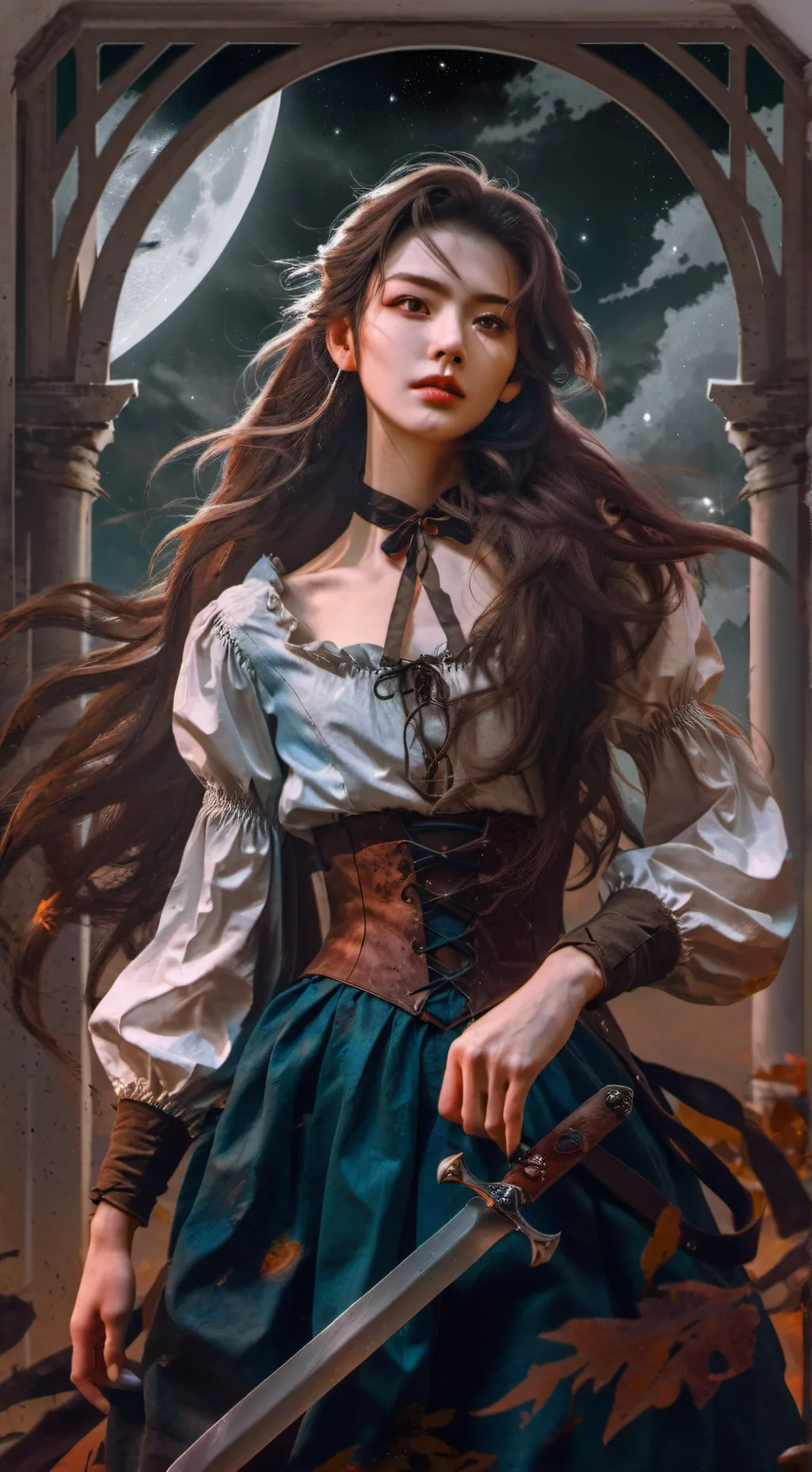 ai character: emelia  background