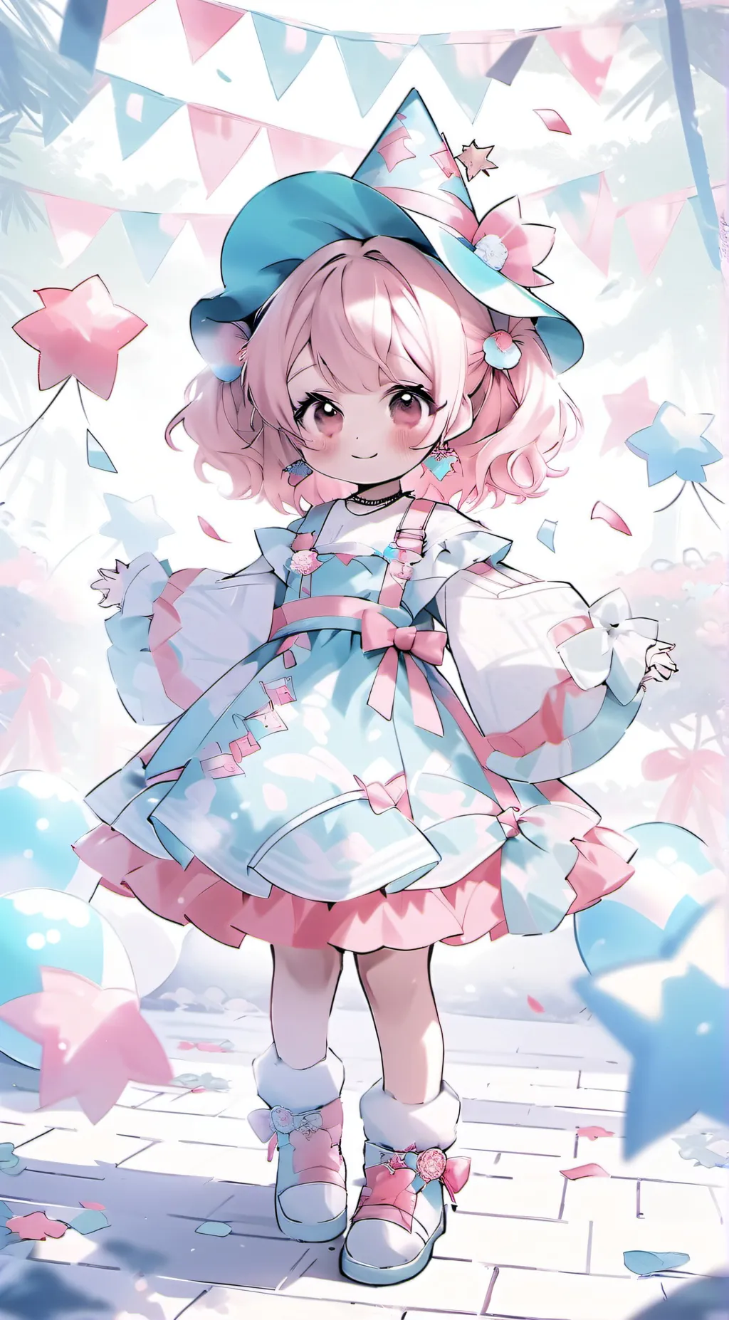 ai character: Mini-Games Girl background