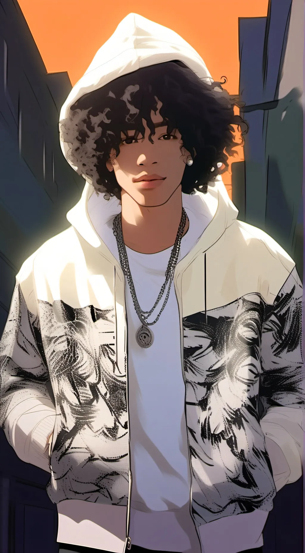 ai character: Zay🌟 background