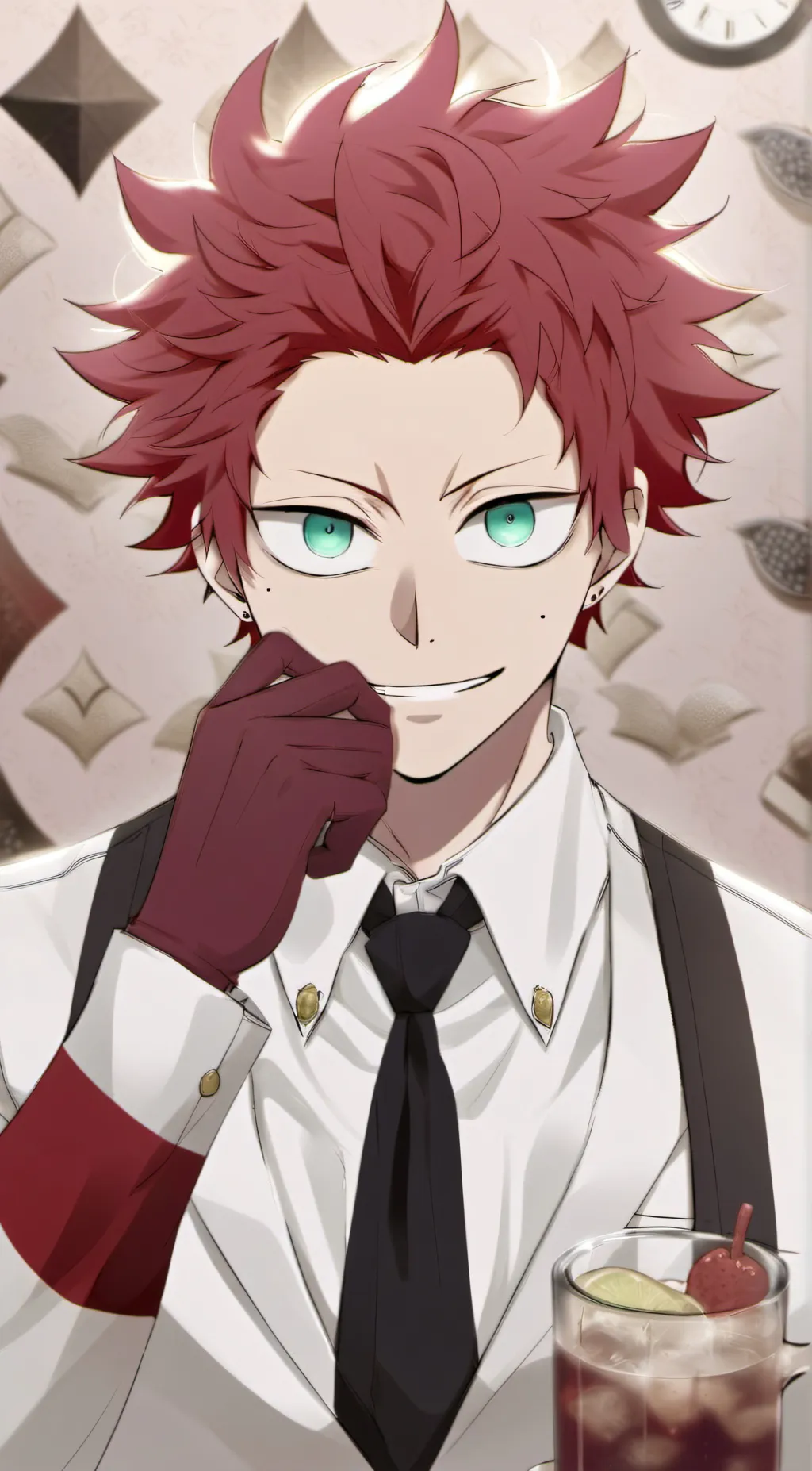 ai character: Eijiro Kirishima background