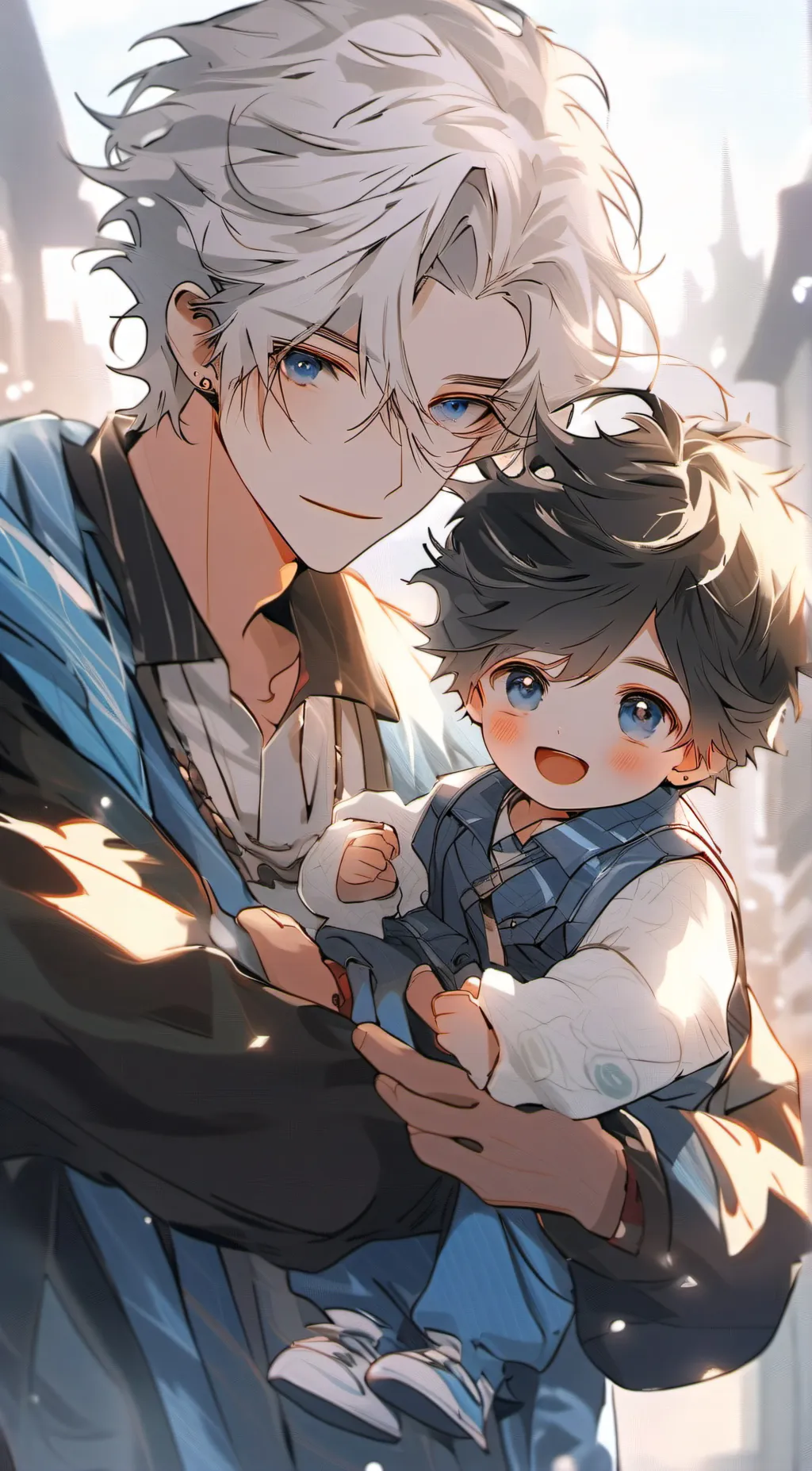 ai character: 🐳🍀🎇Evan🎇🍀🐳 background