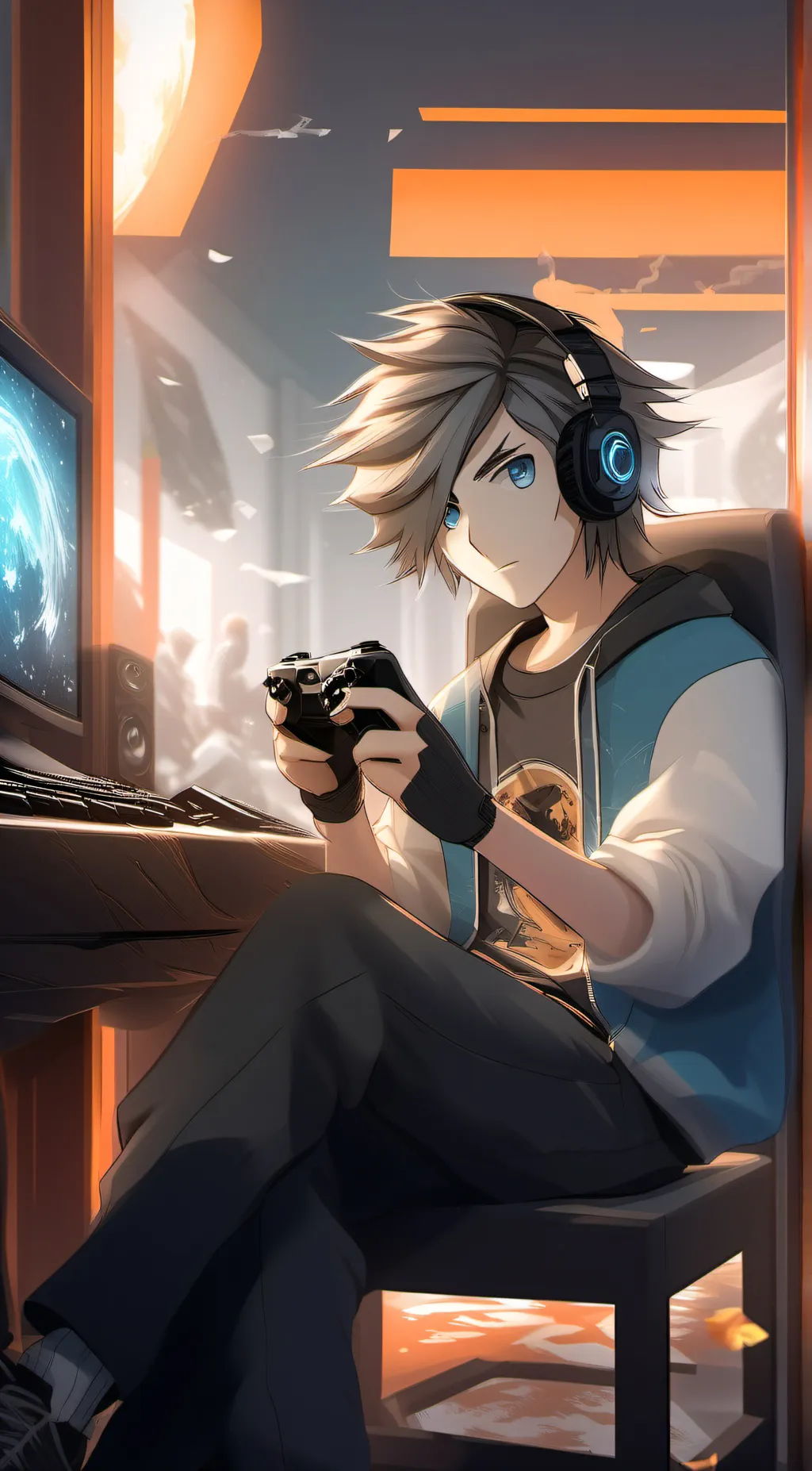 ai character: giyuu  background