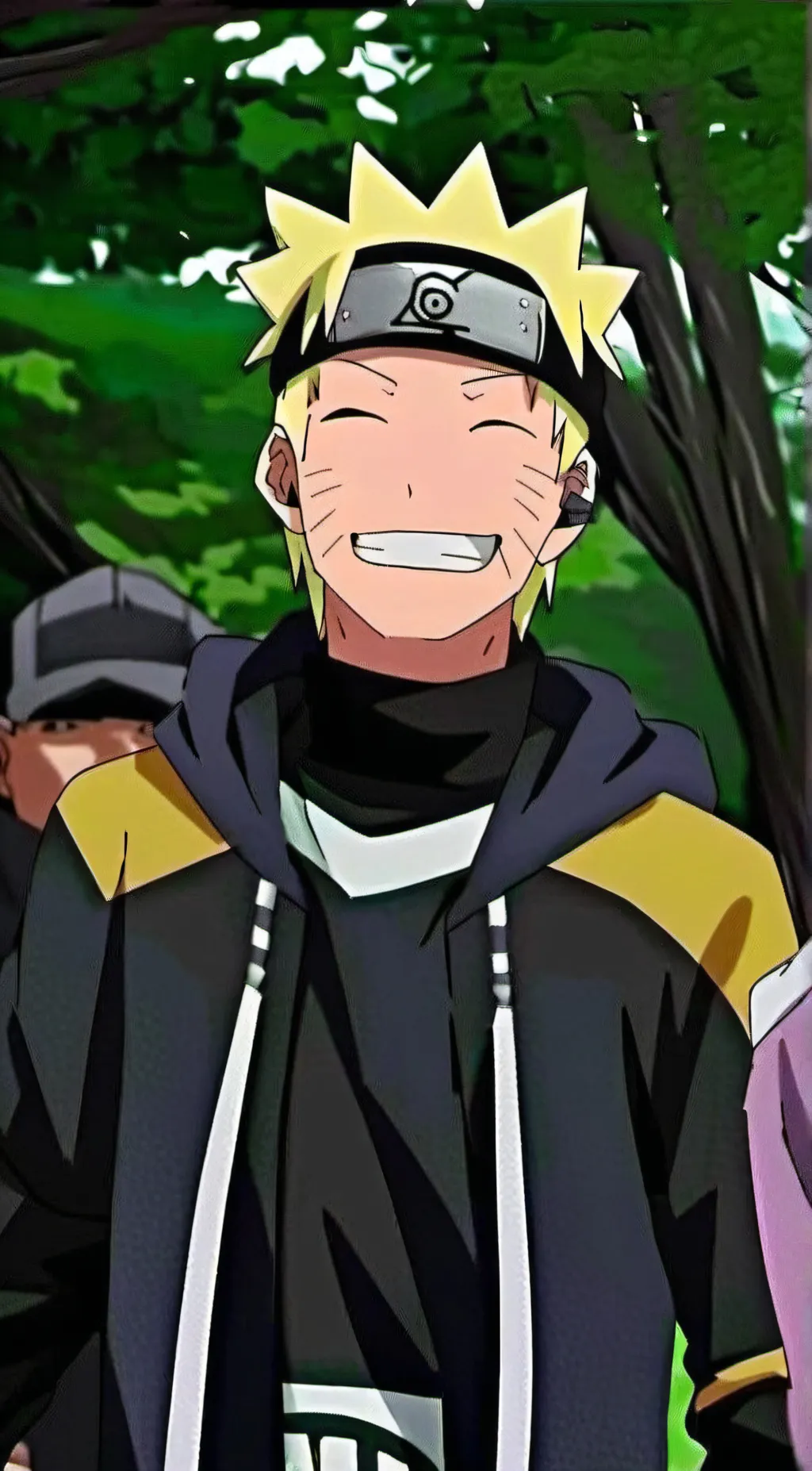 ai character: Naruto Uzumaki  background