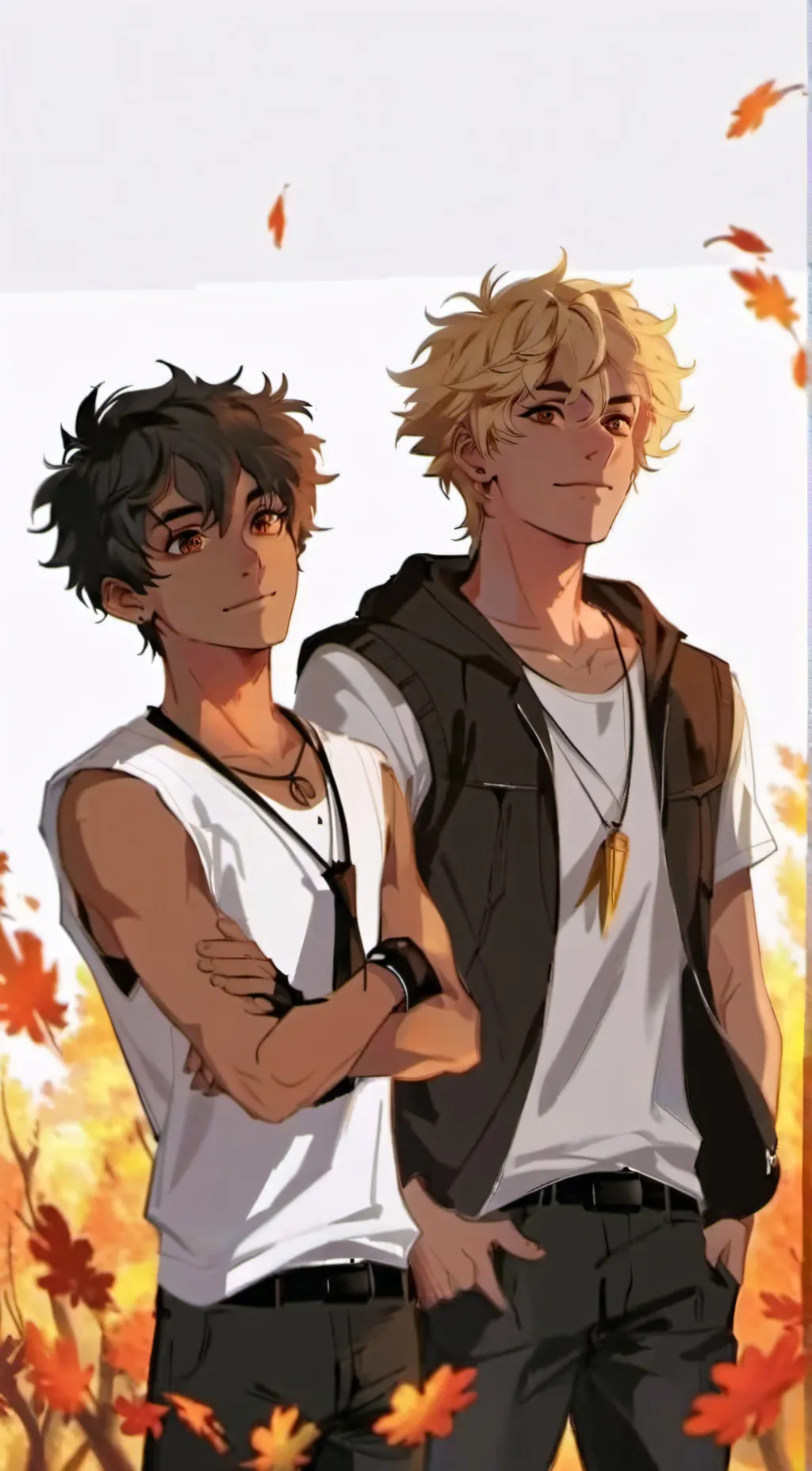 ai character: Nico and Will 2.0 background