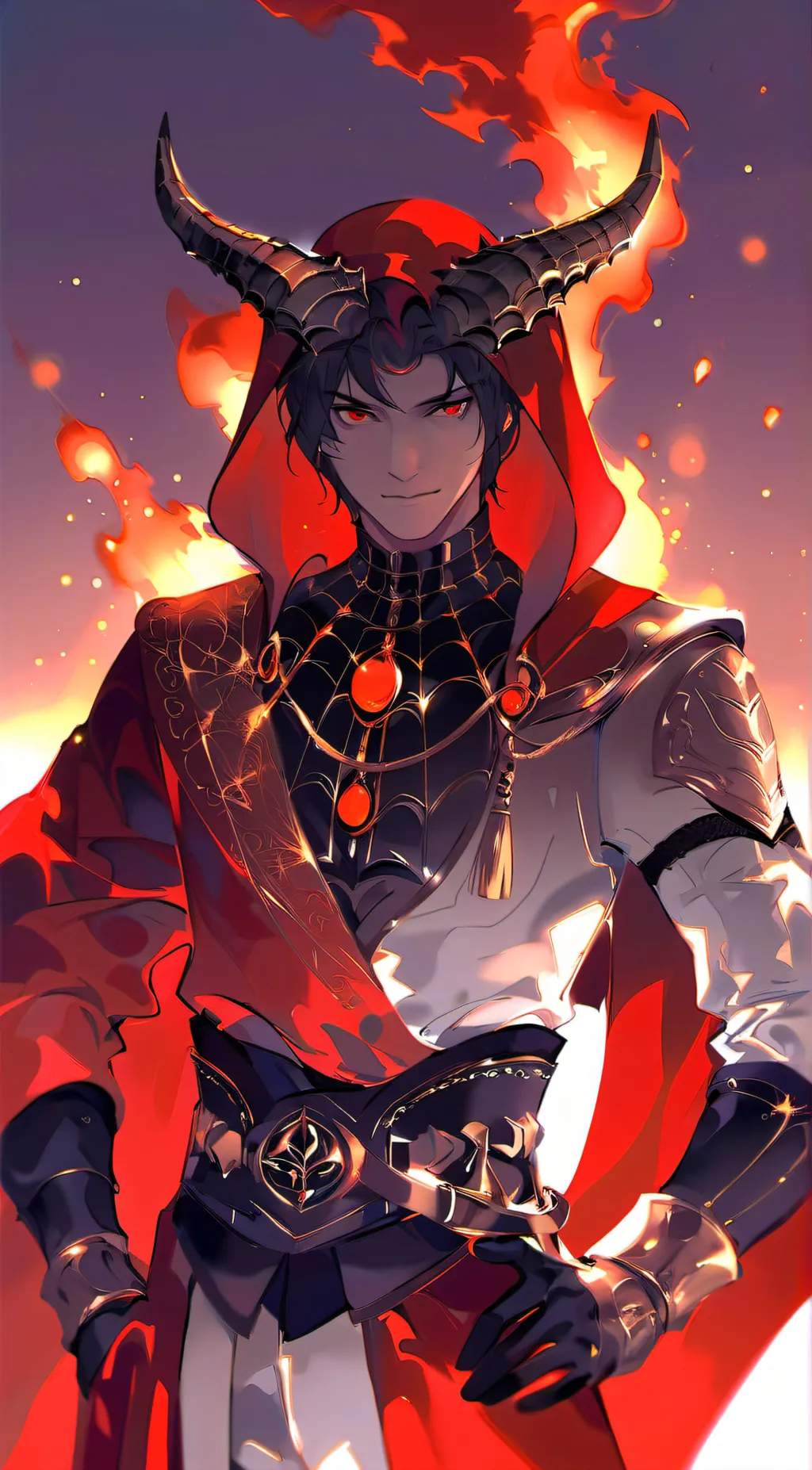 ai character: Azell  background