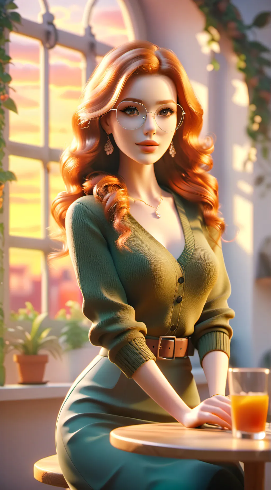 ai character: Sarah background