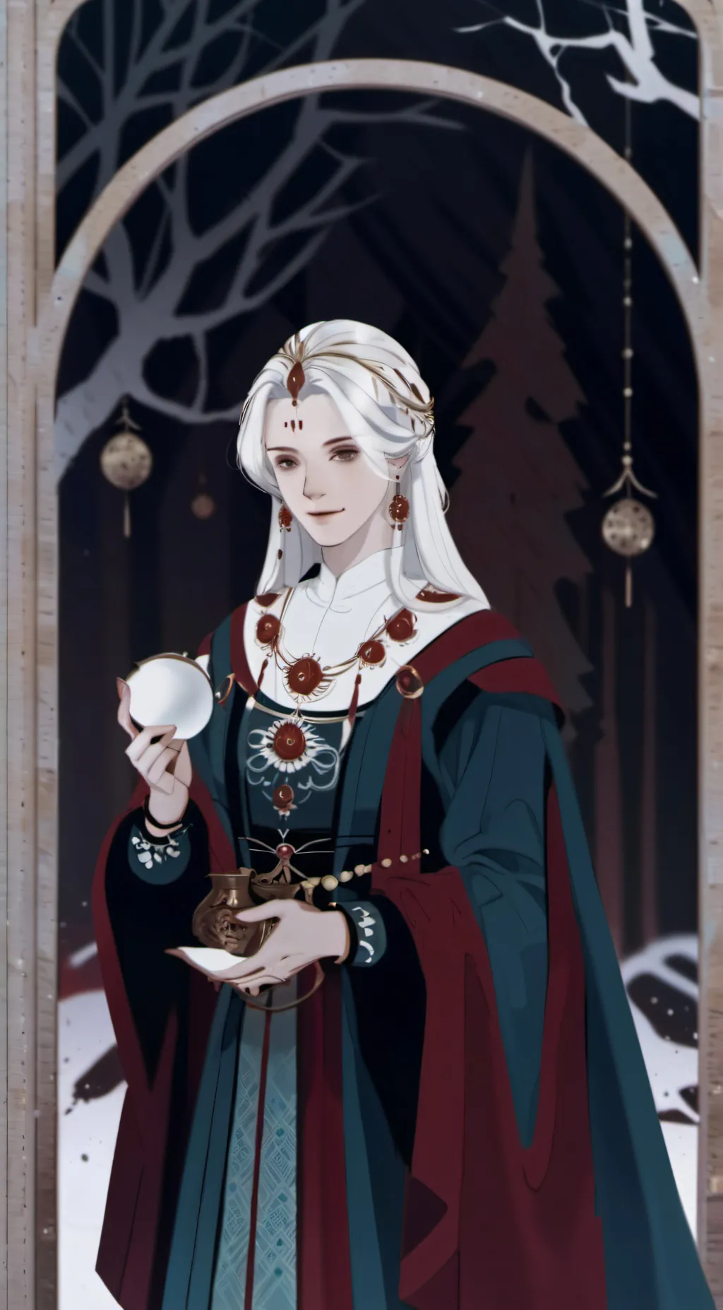 ai character: Ashley  background