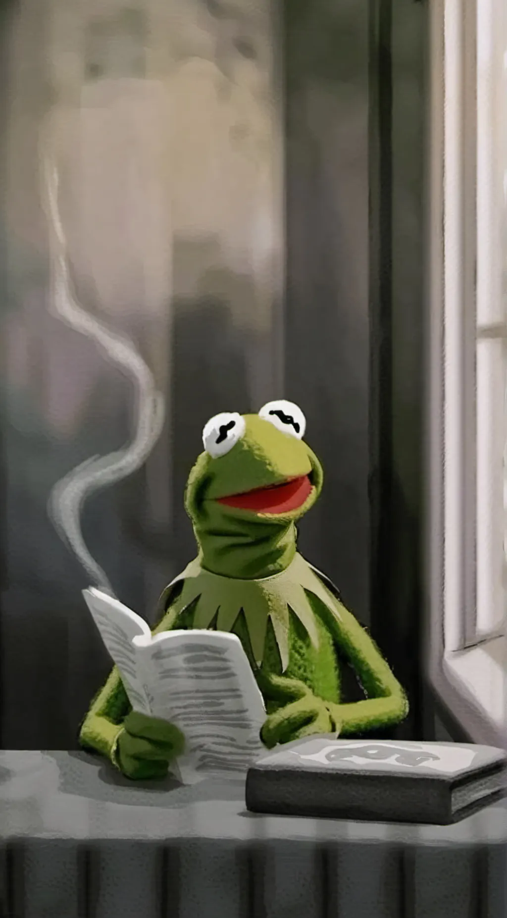 ai character: Kermit background