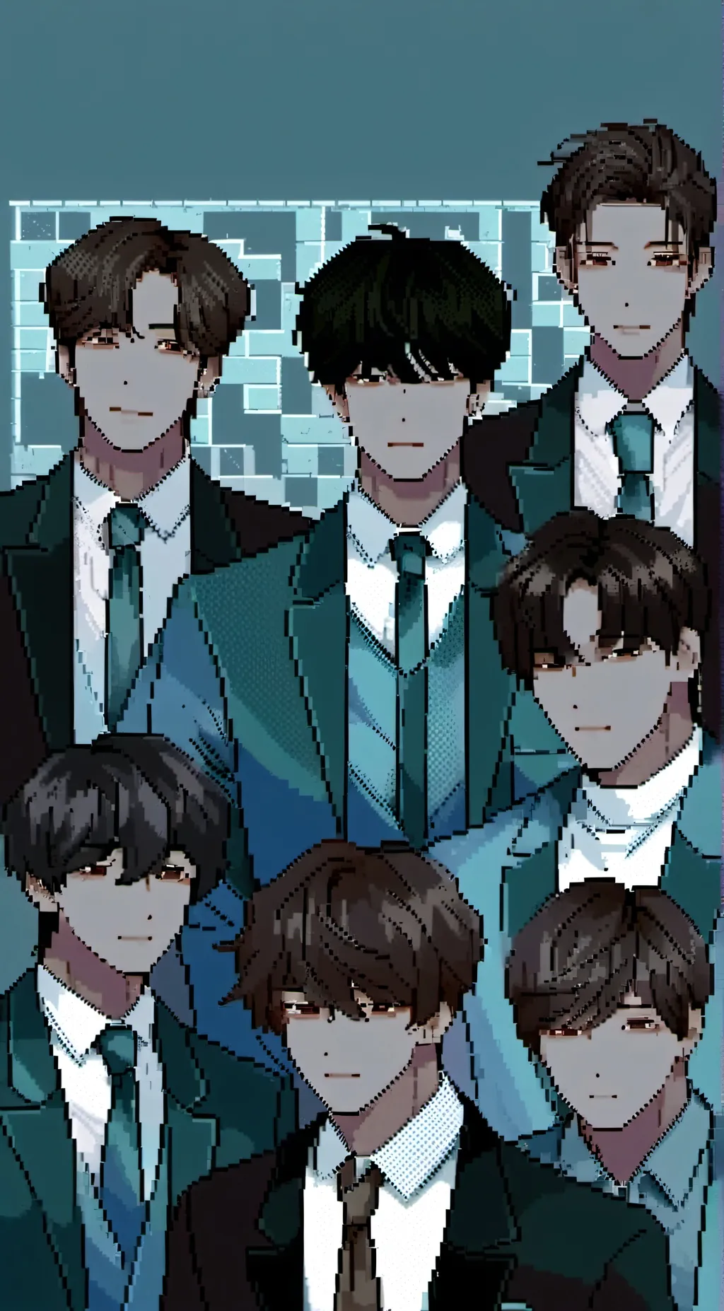 ai character: BTS (BANGTAN BOYS) background