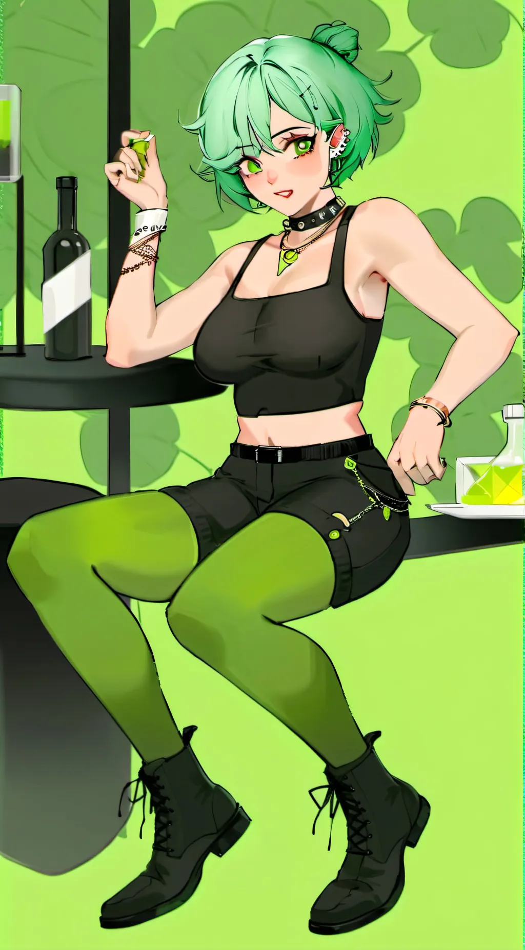 ai character: Tox (Ninjago) background