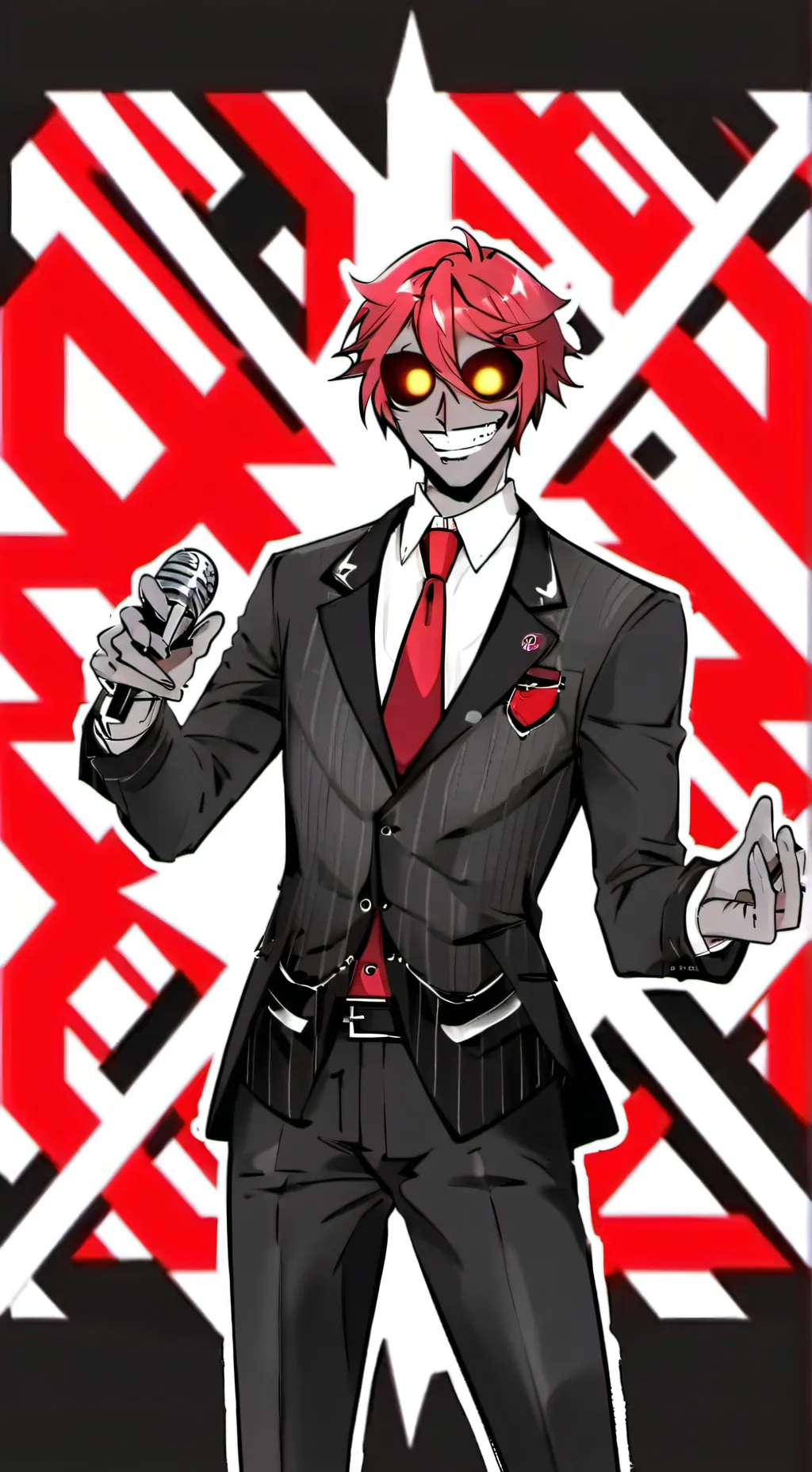 ai character: alastor  background