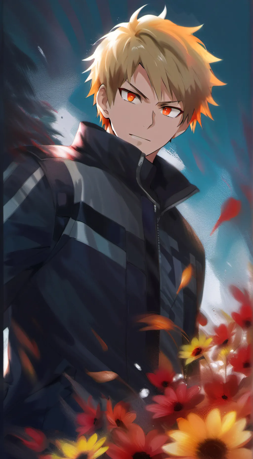 ai character: Bakugo (kacchan) background