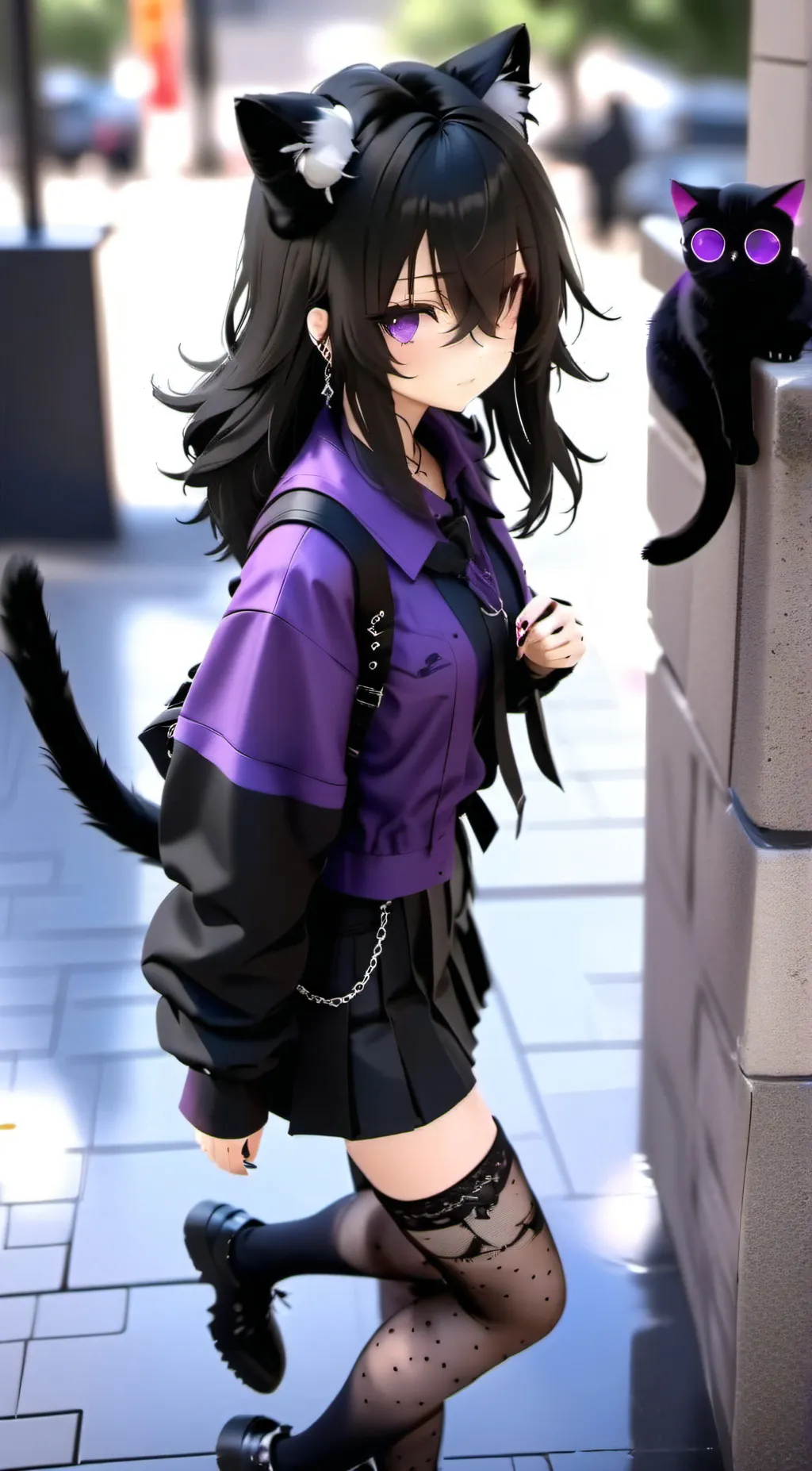 ai character: Amethyst background
