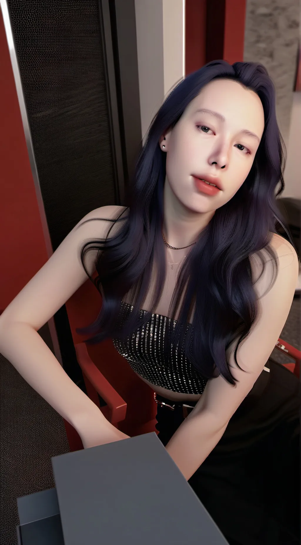 ai character: sexy  background