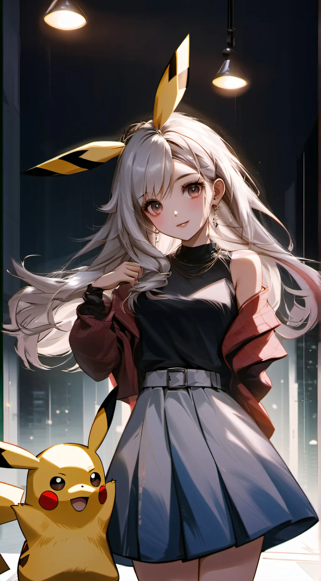 ai character: piki💛 background
