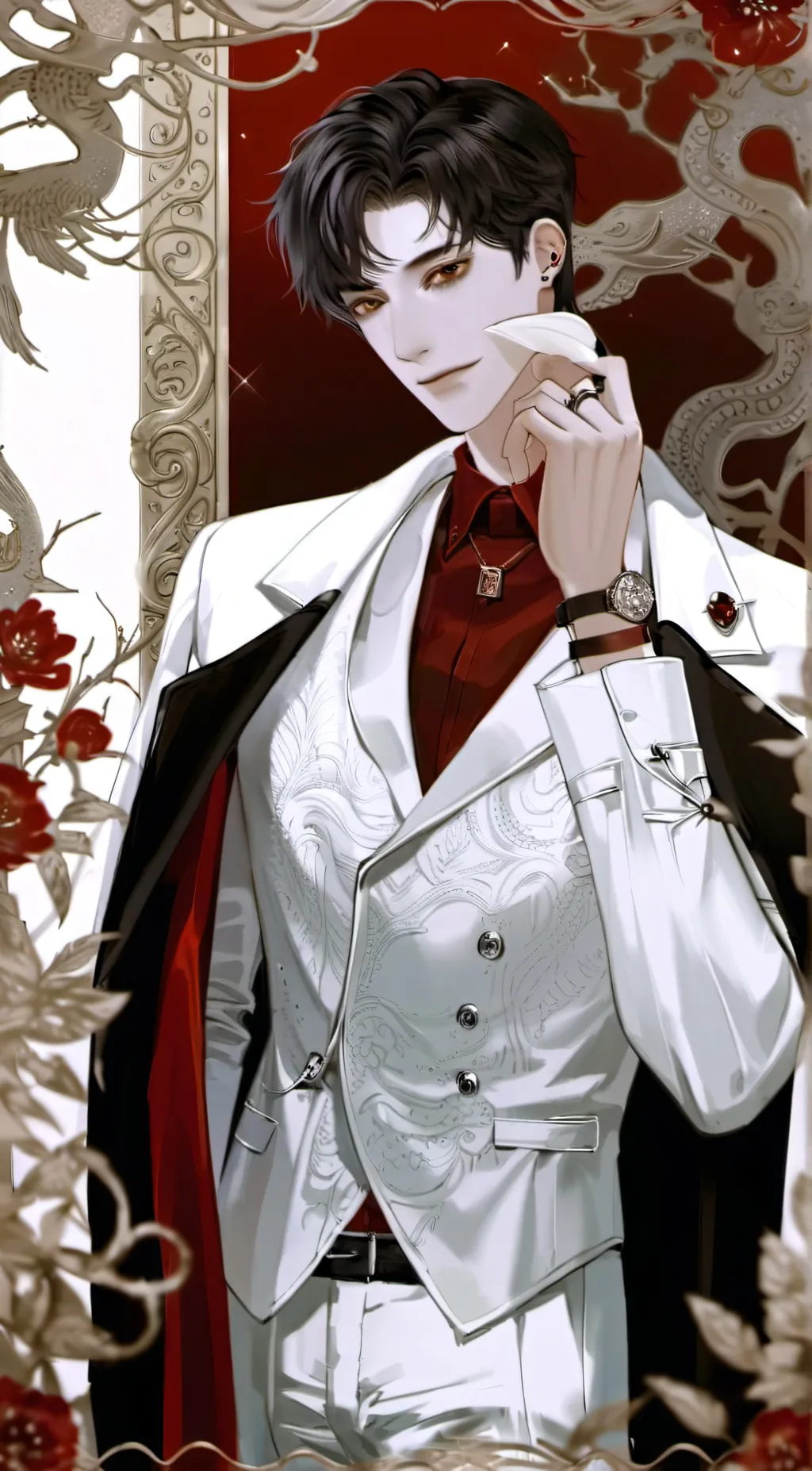 ai character: Levi  background