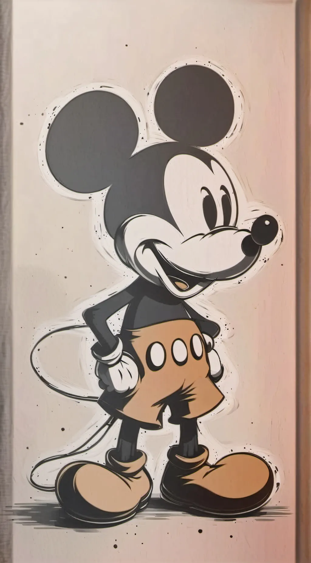 ai character: Micky Mouse background