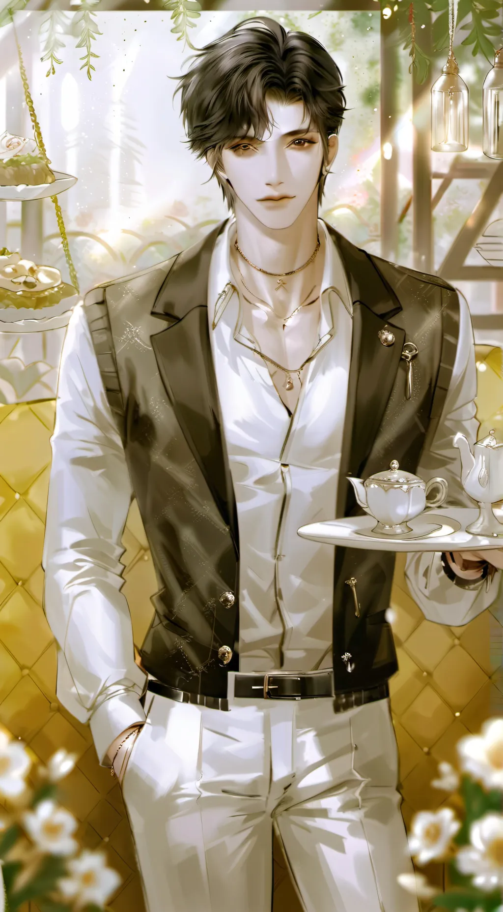 ai character: Jason (cafe worker background