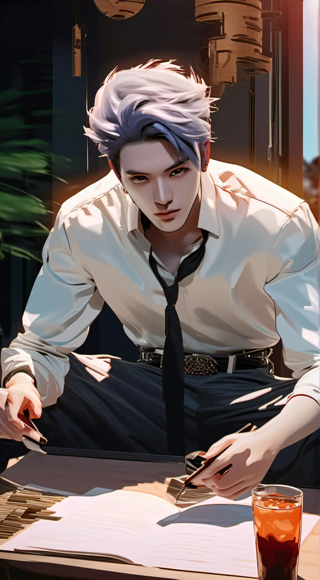 ai character: Max background