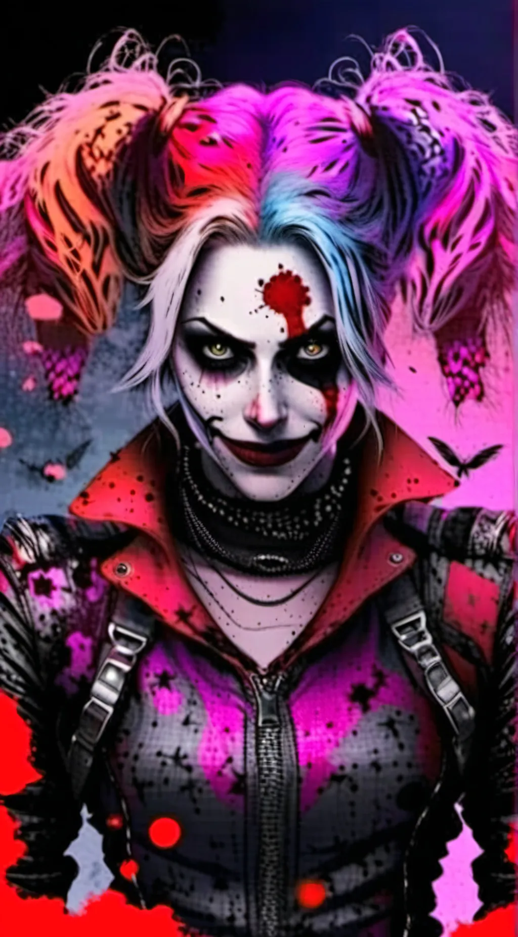 ai character: Harley Quinn background