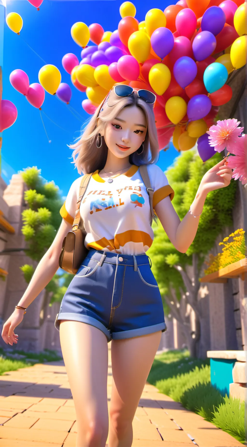 ai character: Sunny background