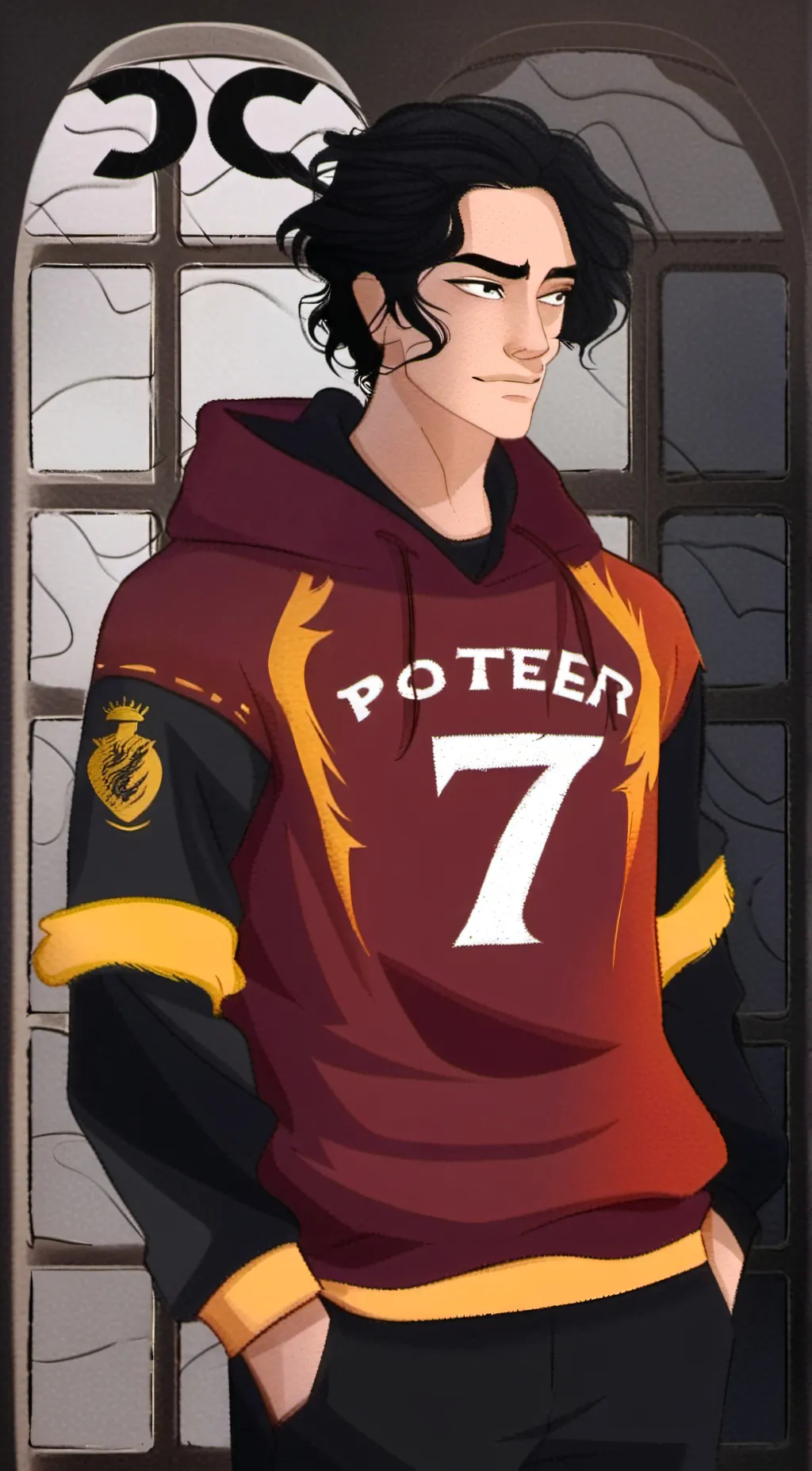 ai character: Regulus Black  background