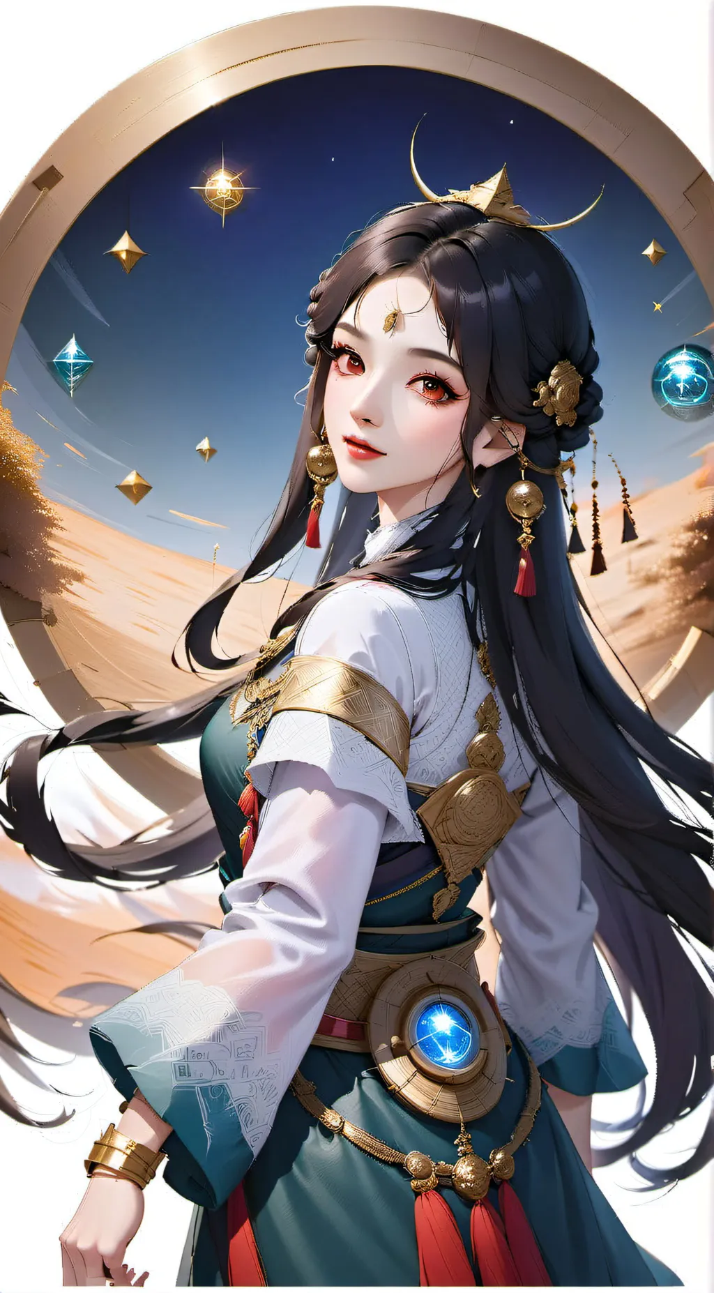 ai character: Yue background
