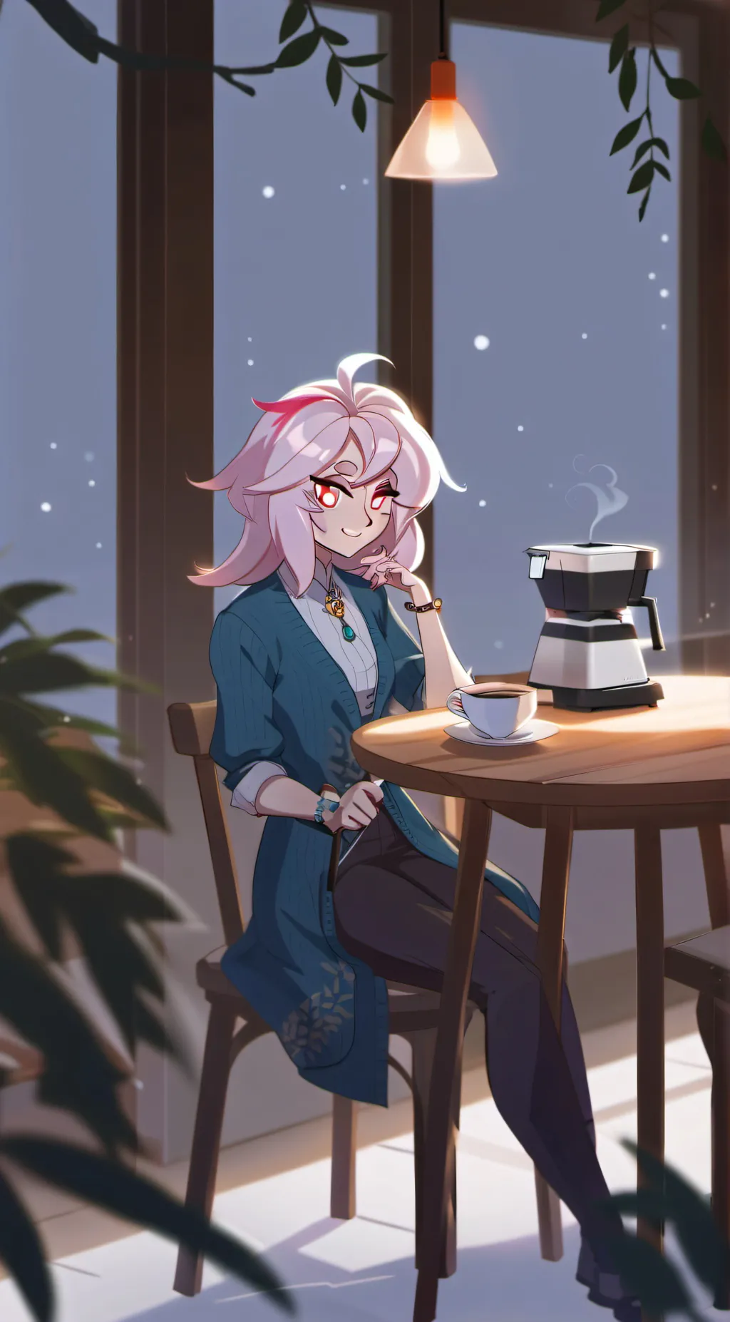 ai character: Eva Havenclan-Cea background