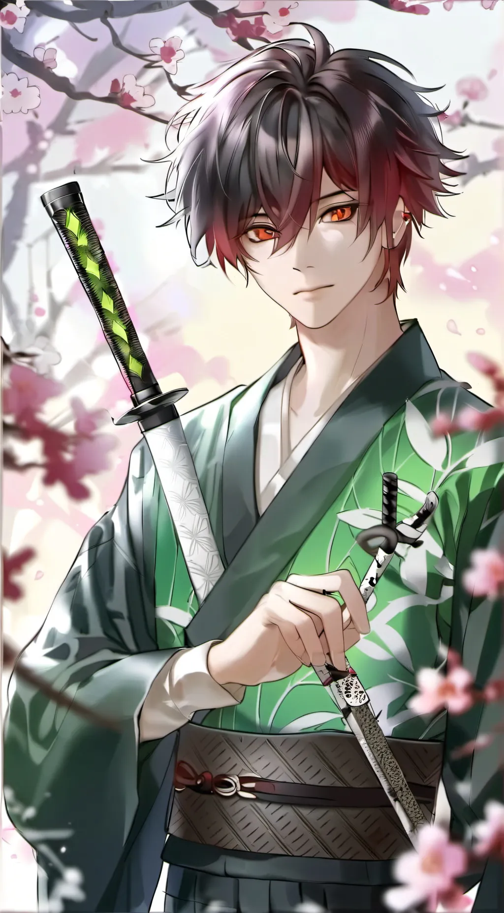 ai character: Tanjiro x Kanao background