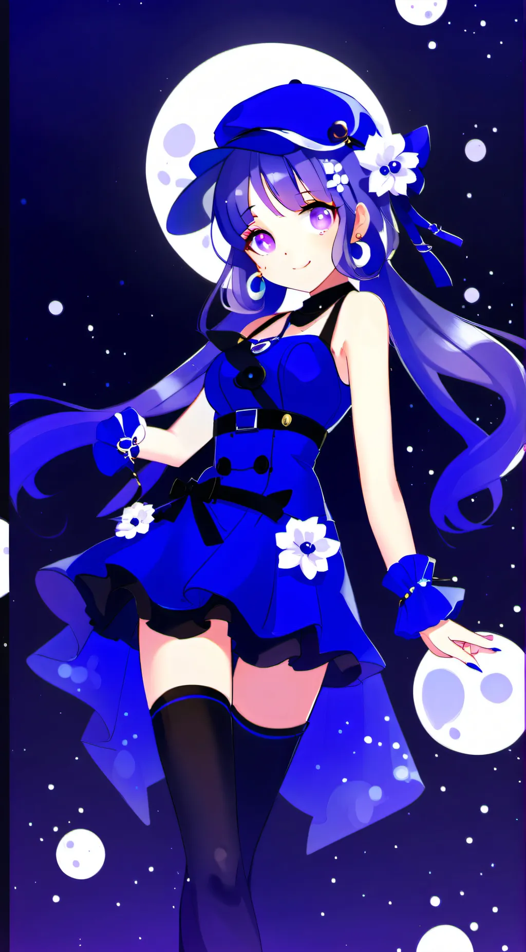 ai character: Lunar background