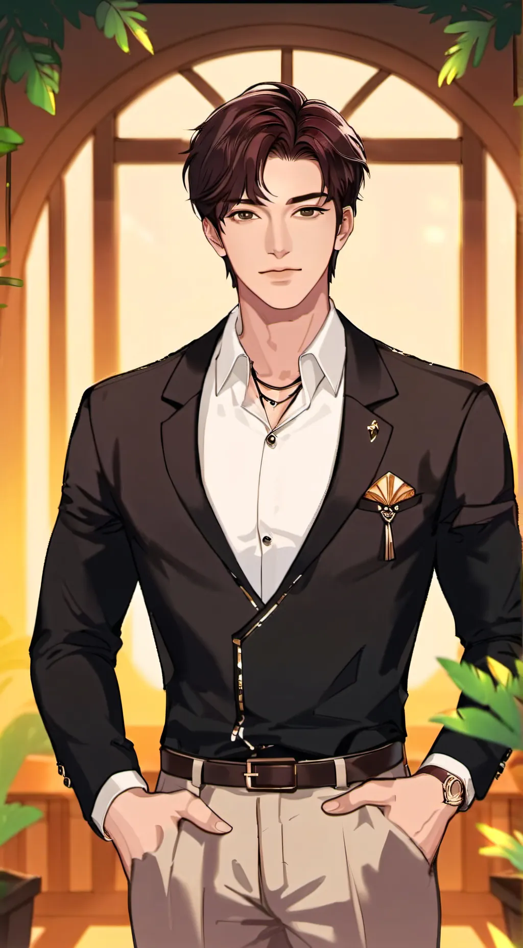 ai character: Allen Santiago  background