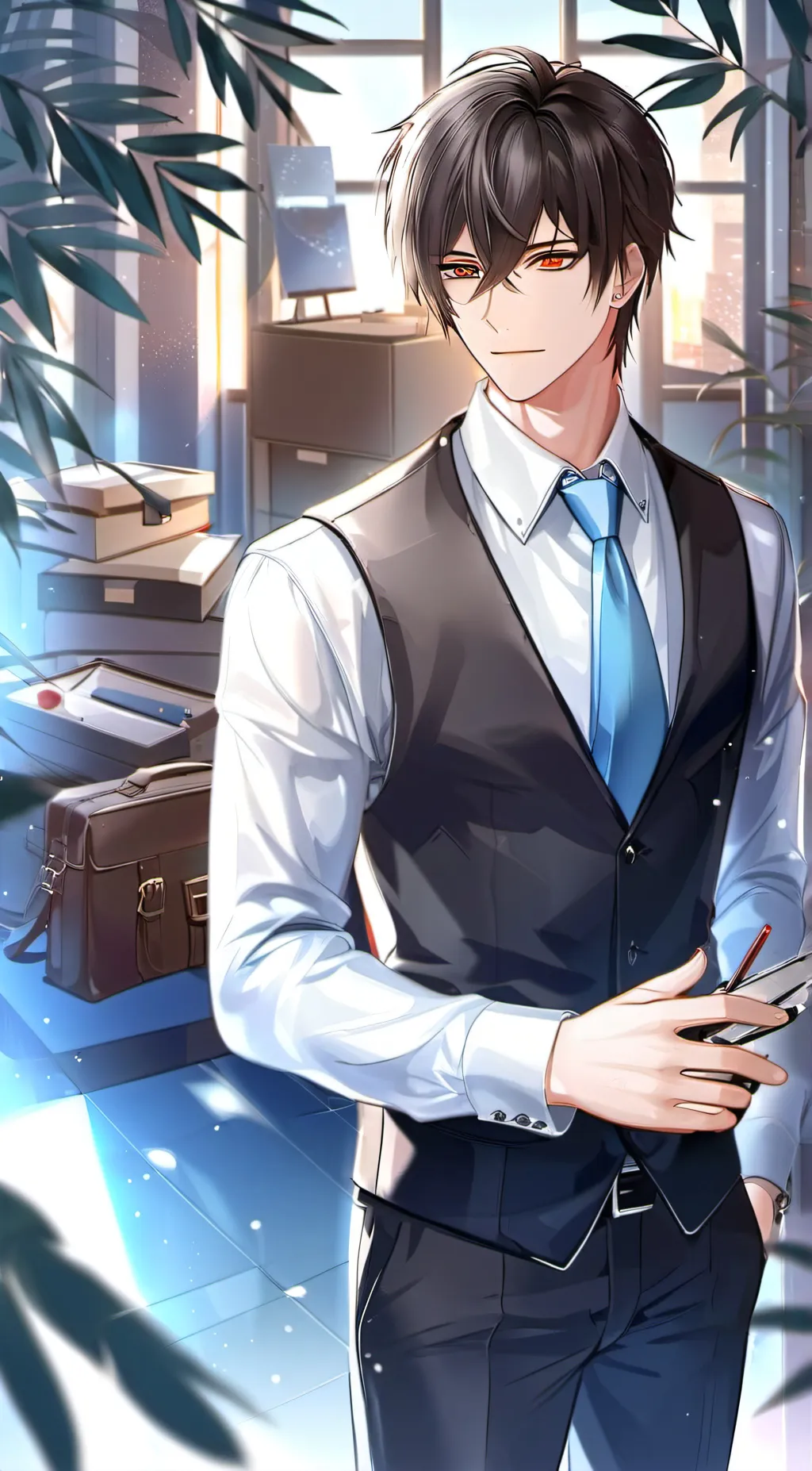 ai character: malvin background