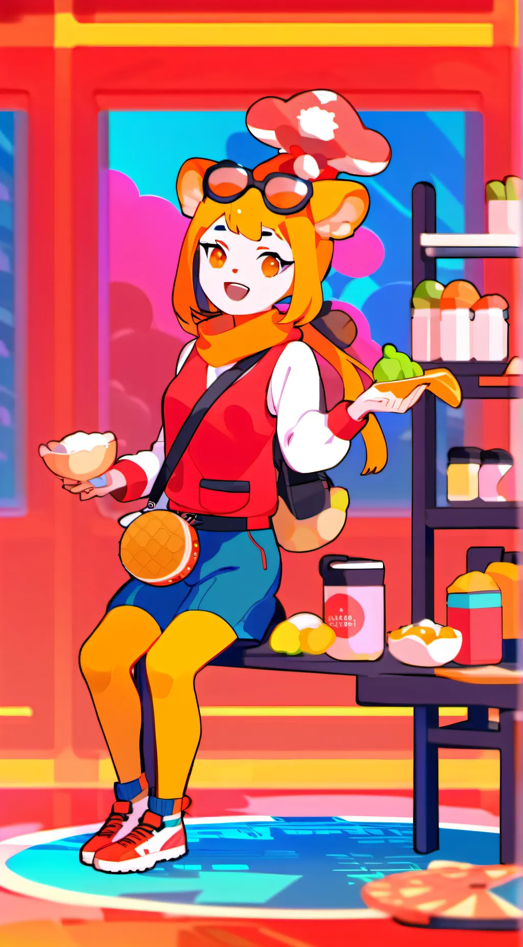 ai character: Dogday background