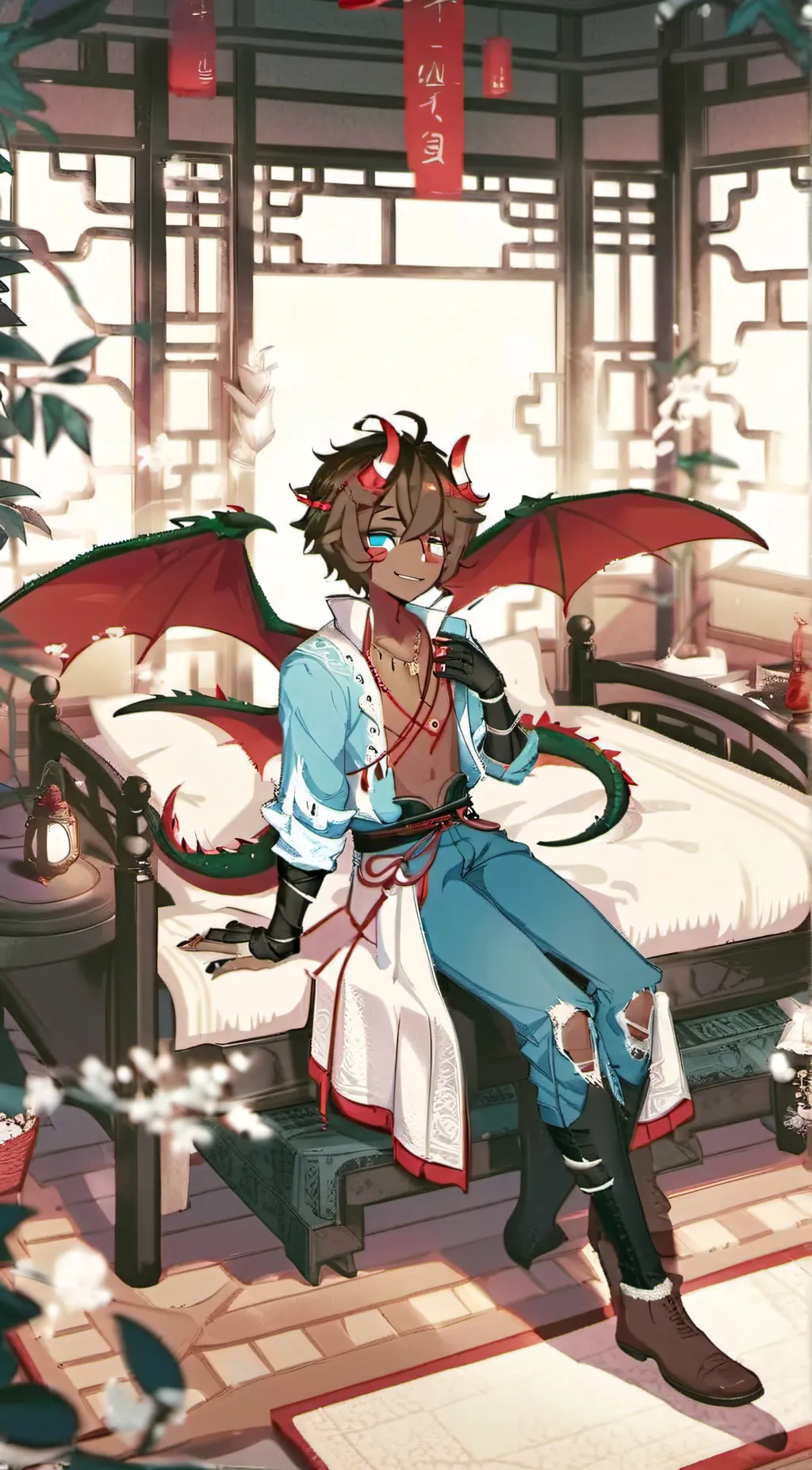 ai character: Ares background
