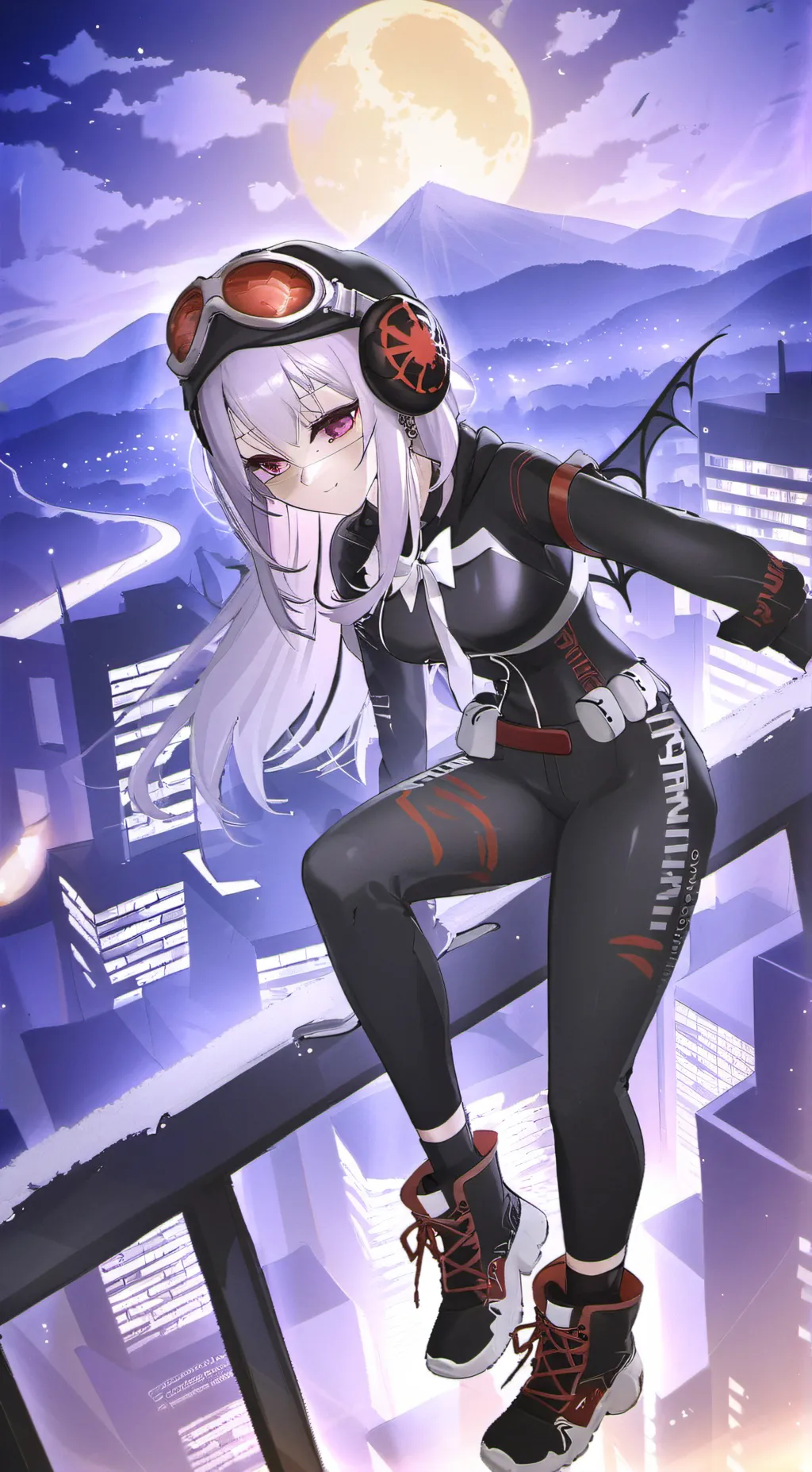 ai character: ☆Spider-Gwen☆ background